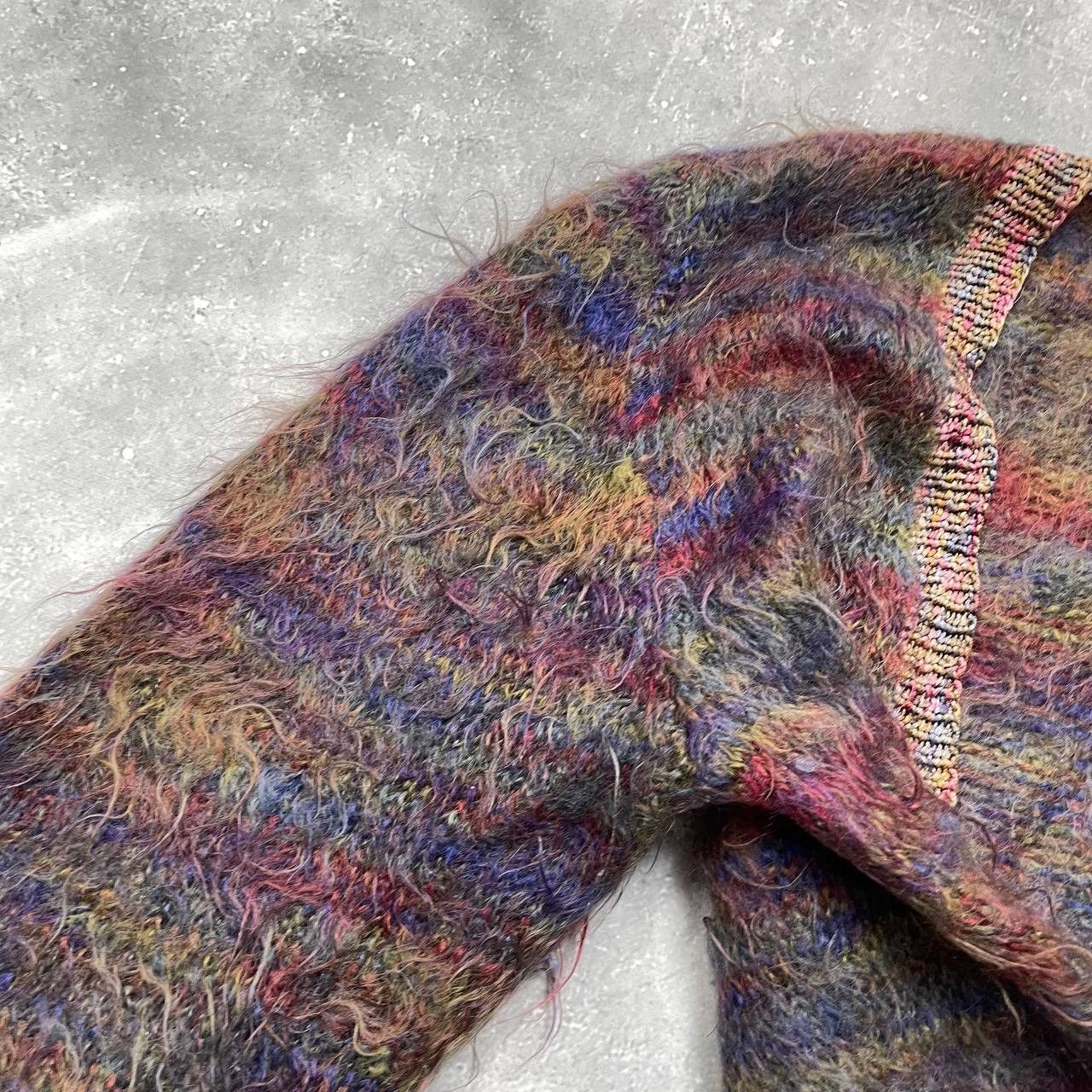 Vintage Vintage 90s Cardigan Two Buttons Faux Mohair Women’s Size L Size L / US 10 / IT 46 - 8 Thumbnail