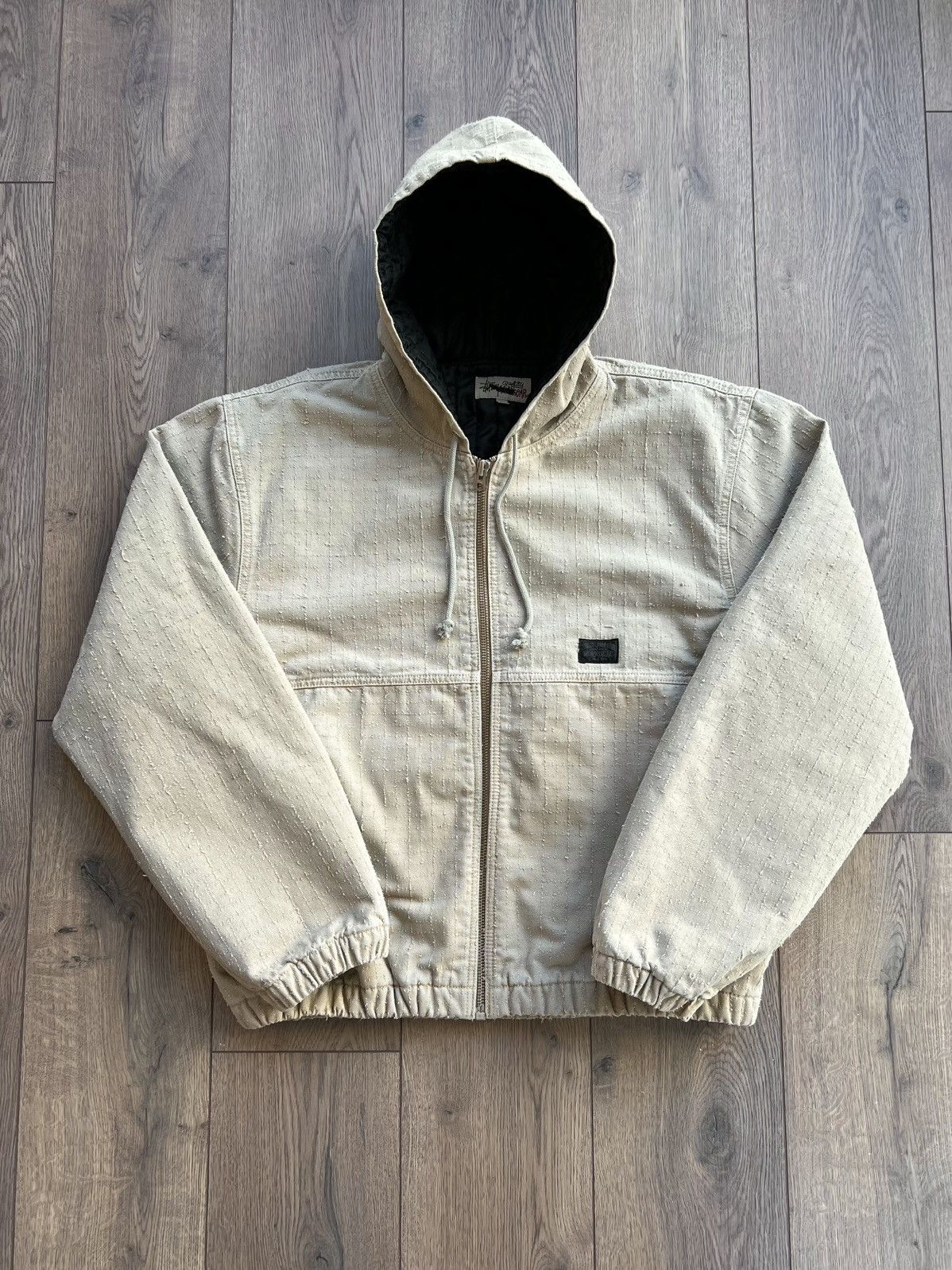 Stussy Stussy Canvas Needlepunch Work Jacket “Khaki” XL Size US XL / EU 56 / 4 - 1 Thumbnail
