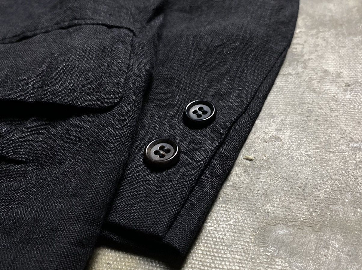 Tricot Comme des Garcons CDG Tricot AD1999 Linen Oversized Blazer Size L / US 10 / IT 46 - 3 Thumbnail