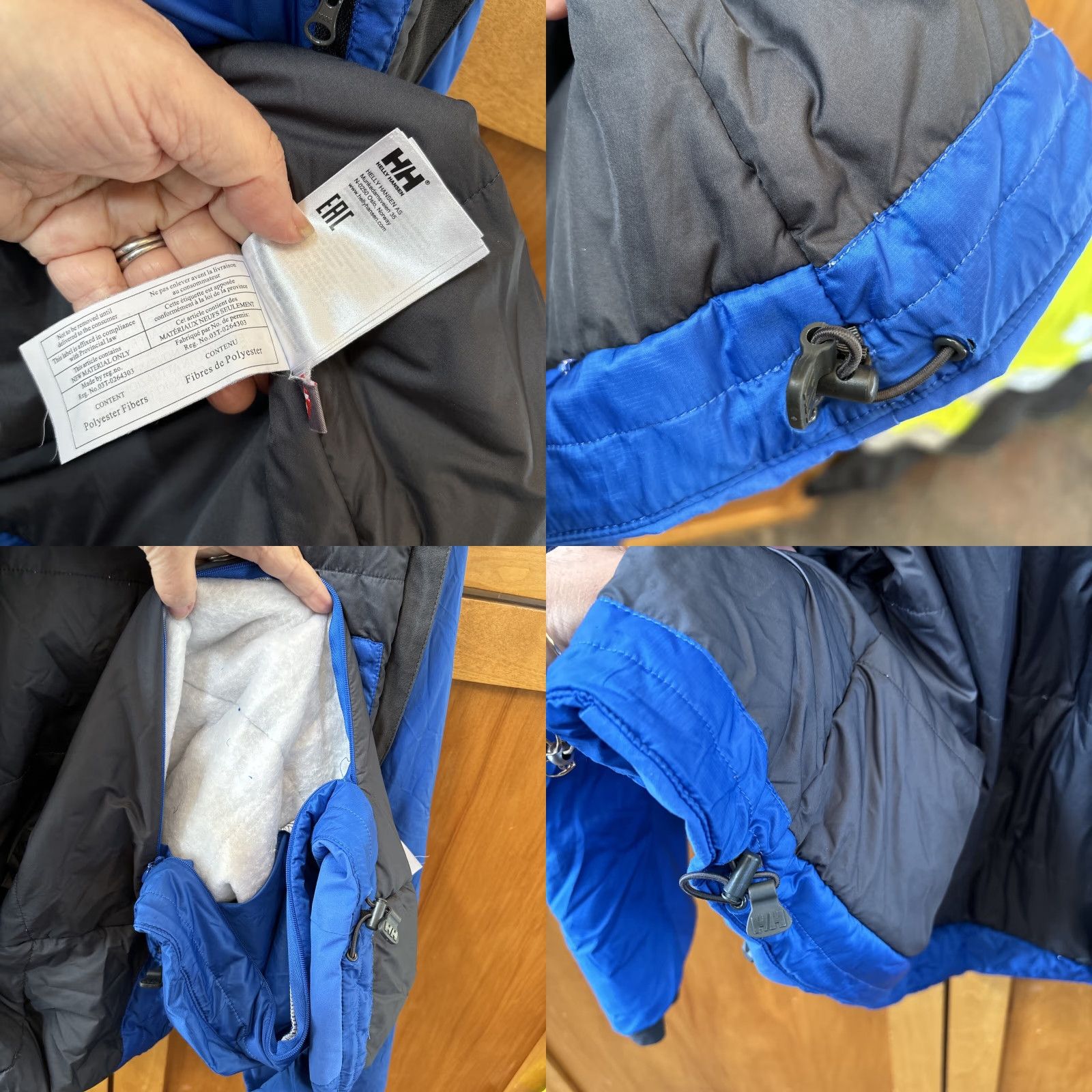 Helly Hansen Helly Hansen Jacket Women L Hooded Insulated Puffer Blue Mammoth Recco Coat Zip Size L / US 10 / IT 46 - 11 Thumbnail