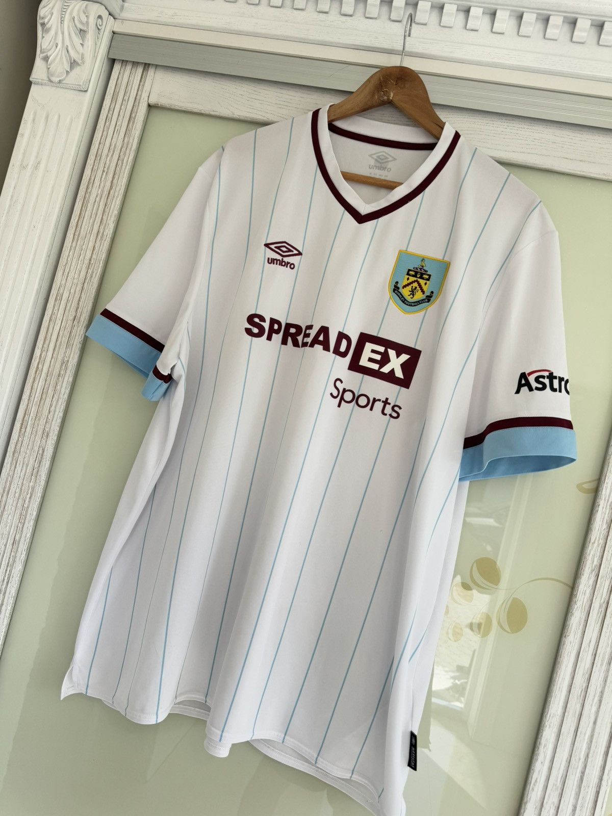 Umbro Burnley 2021-2022 Away Soccer Jersey Football Kit Shirt Size US XXL / EU 58 / 5 - 3 Thumbnail