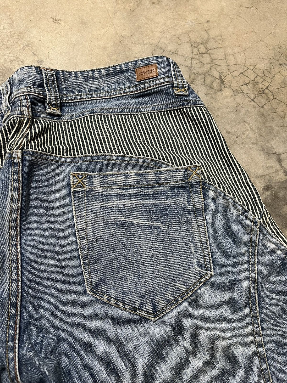 Hysteric Glamour Distressed Nicole Club for men Reconstructed hickory stripe Size US 32 / EU 48 - 14 Thumbnail