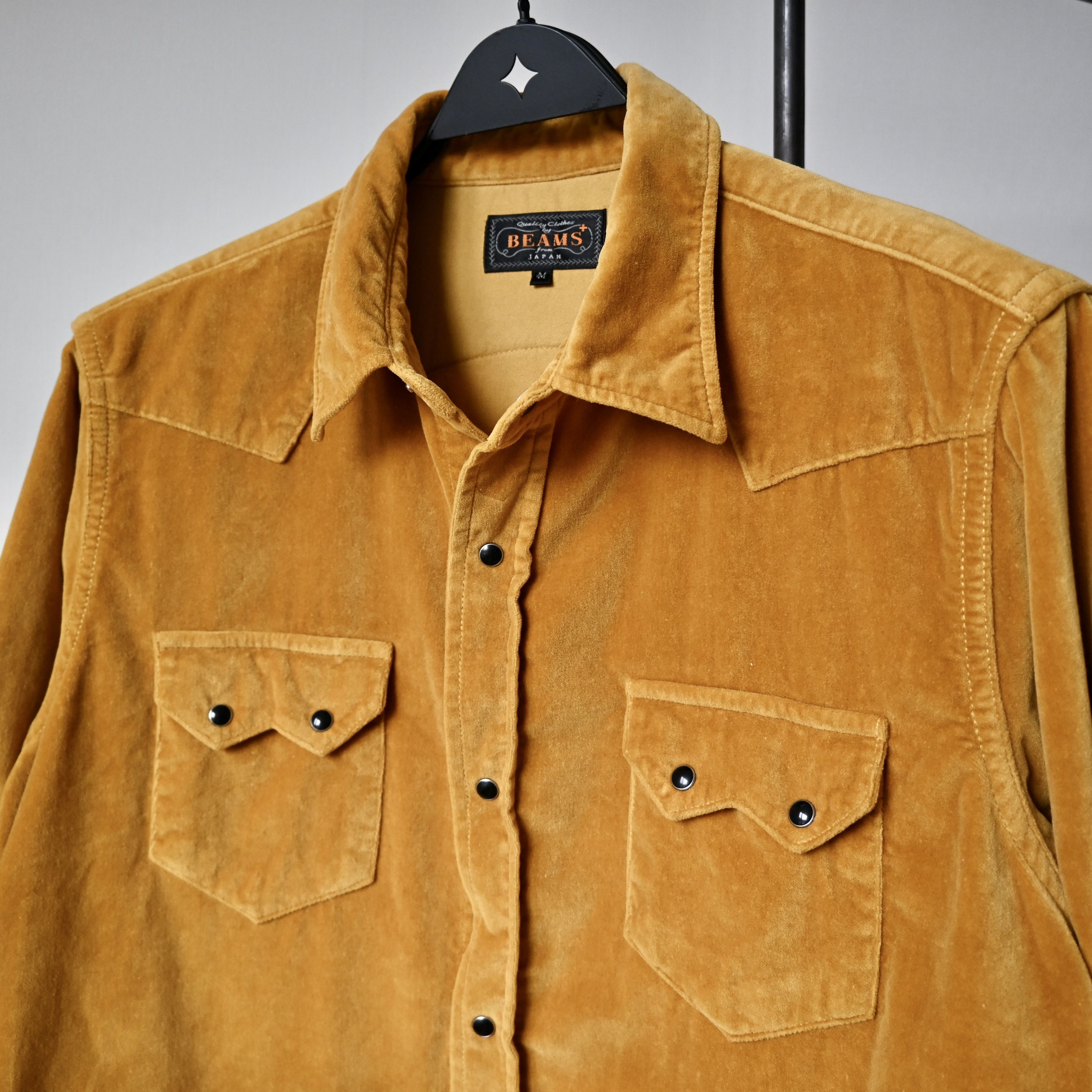 Beams Plus BEAMS Plus cotton velveteen western shirt, full pearl snap Size US M / EU 48-50 / 2 - 10 Thumbnail
