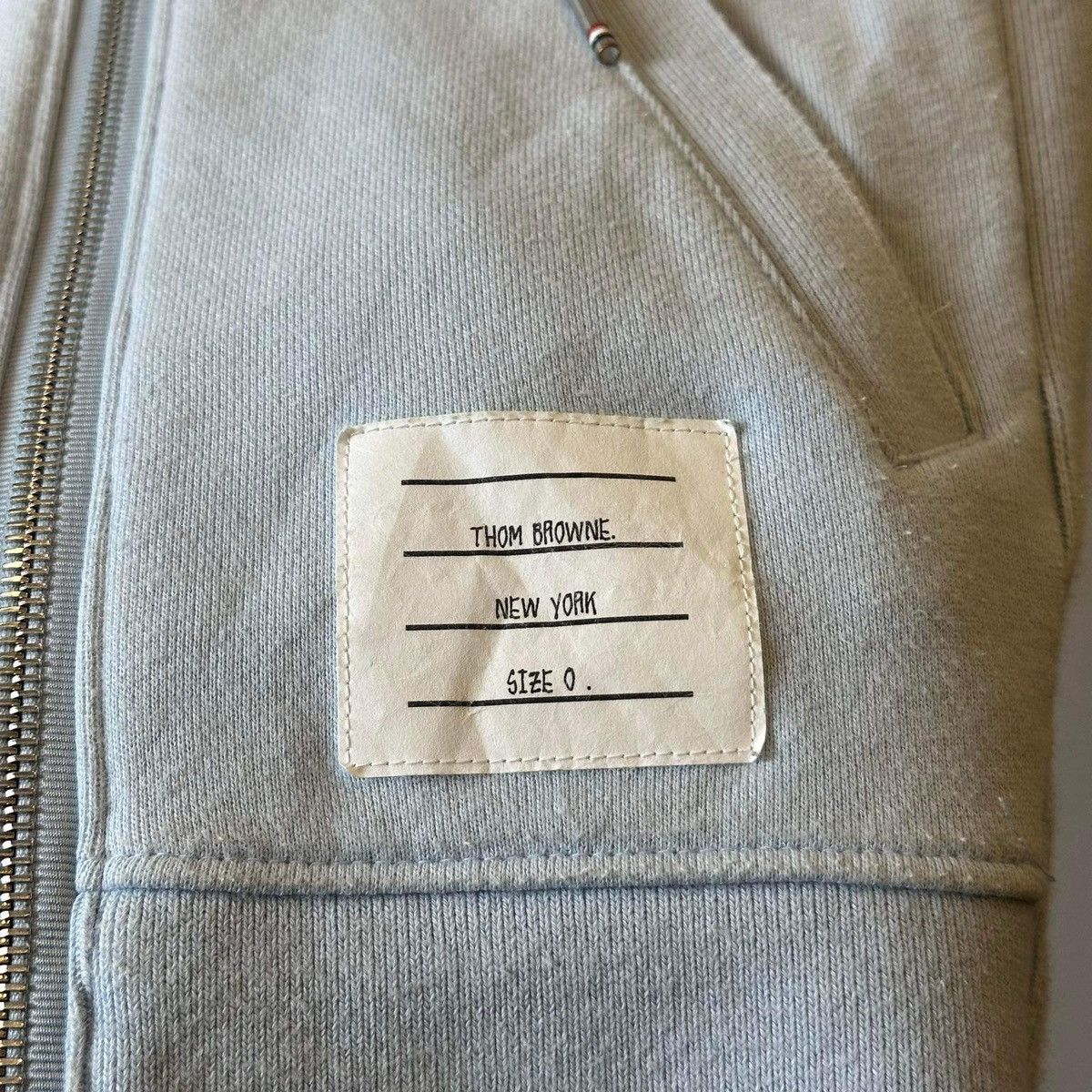 Thom Browne THOM BROWNE 4 BAR BLUE JACKET ZIP Size US S / EU 44-46 / 1 - 10 Thumbnail