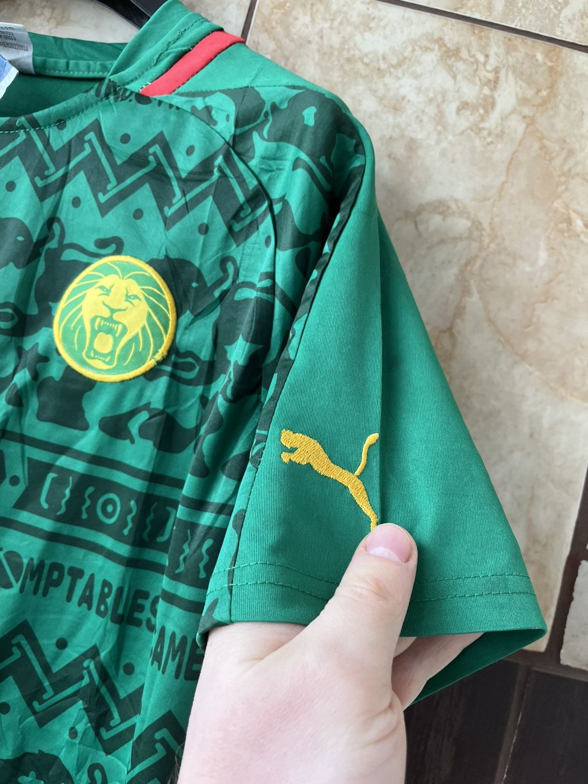 Puma Puma Cameroun World cup soccer jersey Size US S / EU 44-46 / 1 - 4 Thumbnail