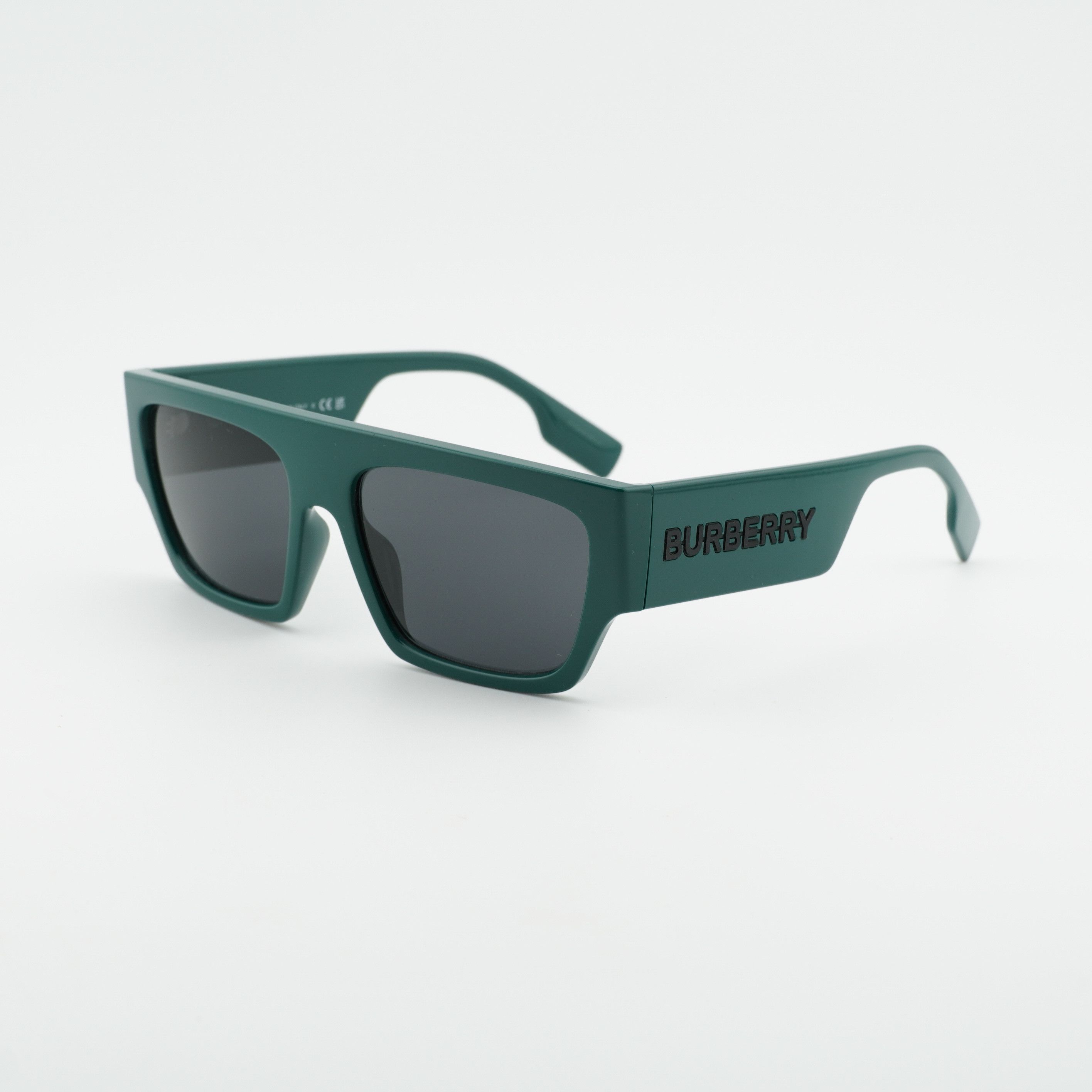Burberry Burberry BE4397U 407187 Sunglasses Green Square Frame Size ONE SIZE - 2 Thumbnail