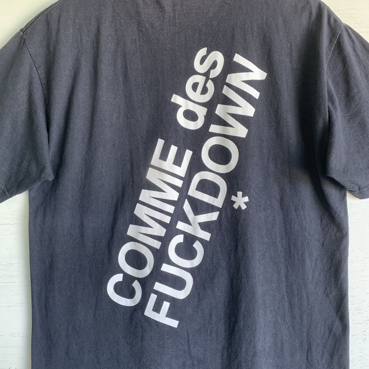 Comme Des Fuck Down The Cut COMME des FUCKDOWN Tee Uneven Faded Size US M / EU 48-50 / 2 - 13 Thumbnail