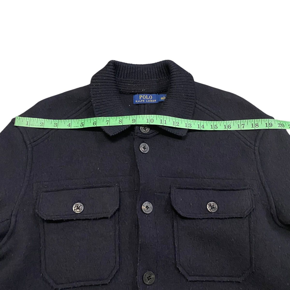 Polo Ralph Lauren × RRL Ralph Lauren Polo Ralph Lauren Wool Jacket Button L Size Navy Blue Colour Size US L / EU 52-54 / 3 - 14 Thumbnail