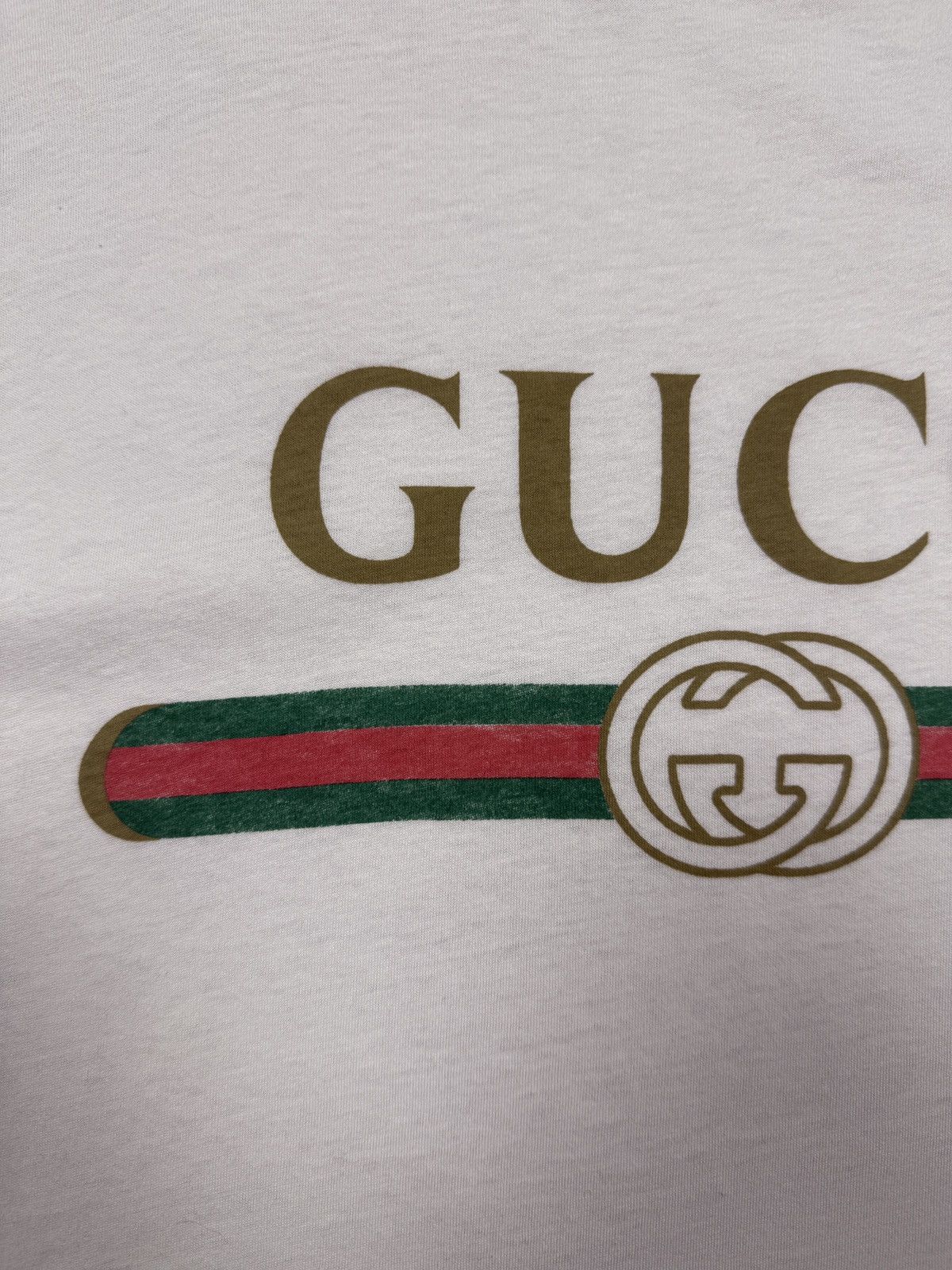Gucci Gucci Tee Shirt Flower Big Logo Size US S / EU 44-46 / 1 - 4 Thumbnail