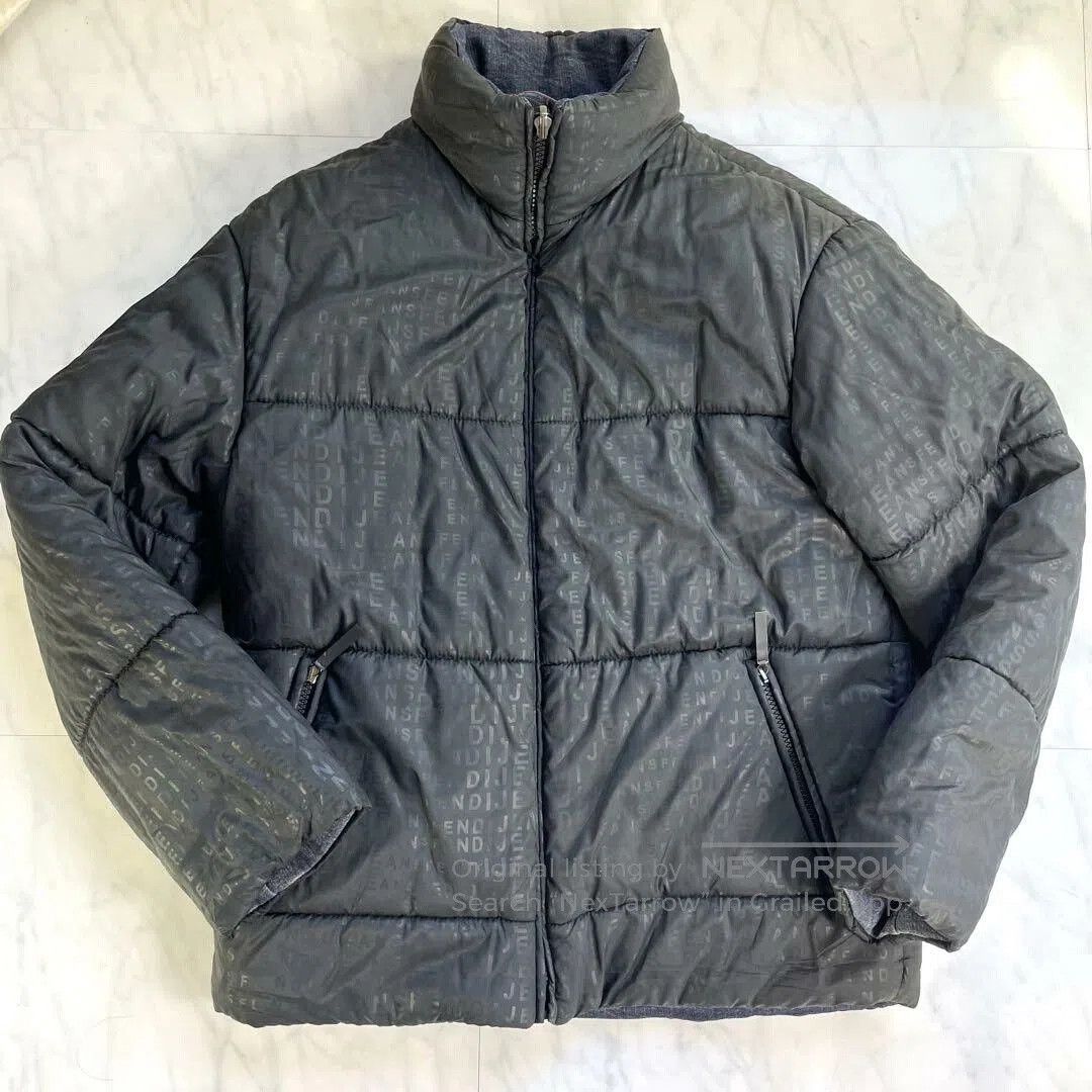 Fendi Fendi Reversible Denim Down Jacket. Size US XS / EU 42 / 0 - 2 Thumbnail