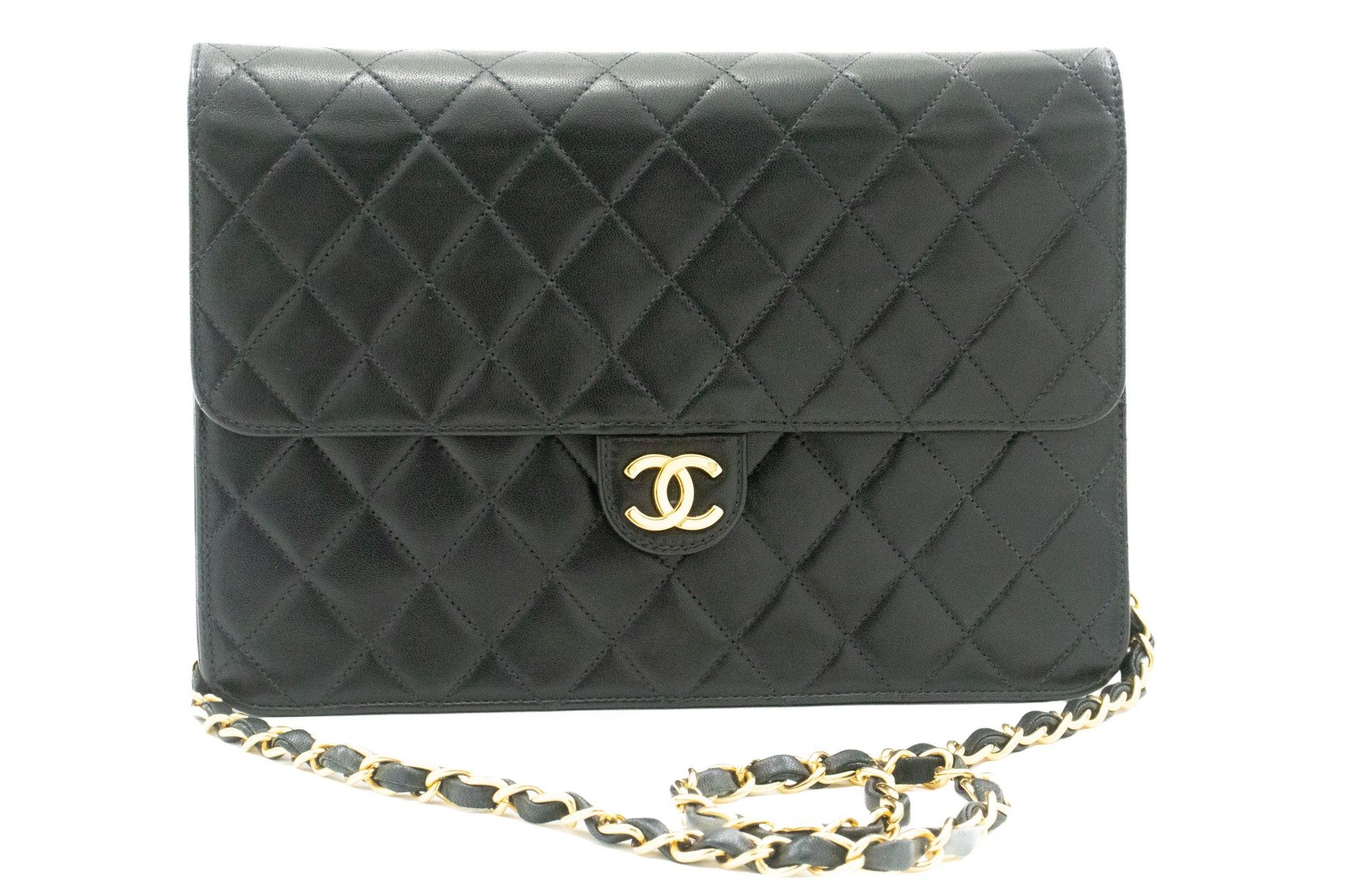 Chanel Wallet On Chain Black Leather Shoulder Bag (Pre-Owned) Size ONE SIZE - 1 Thumbnail