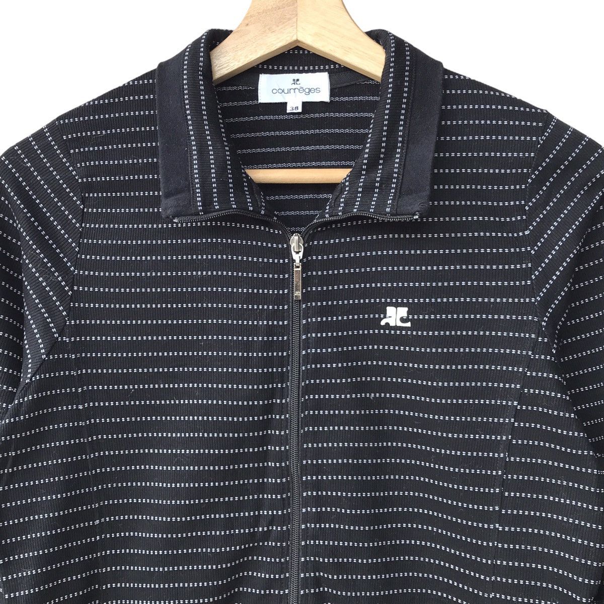 Courreges Courreges Paris Sport Futur WMN Athletic Zipup Sweater Size M / US 6-8 / IT 42-44 - 3 Thumbnail