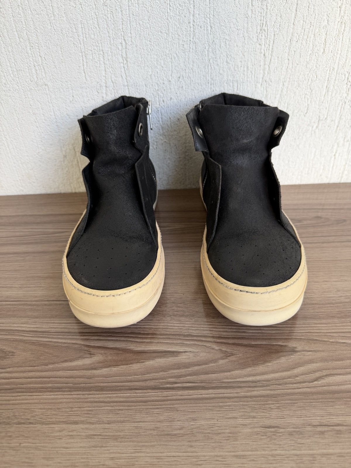 Rick Owens E15🕷️ Blistered leather island dunks Size US 10.5 / EU 43-44 - 6 Thumbnail
