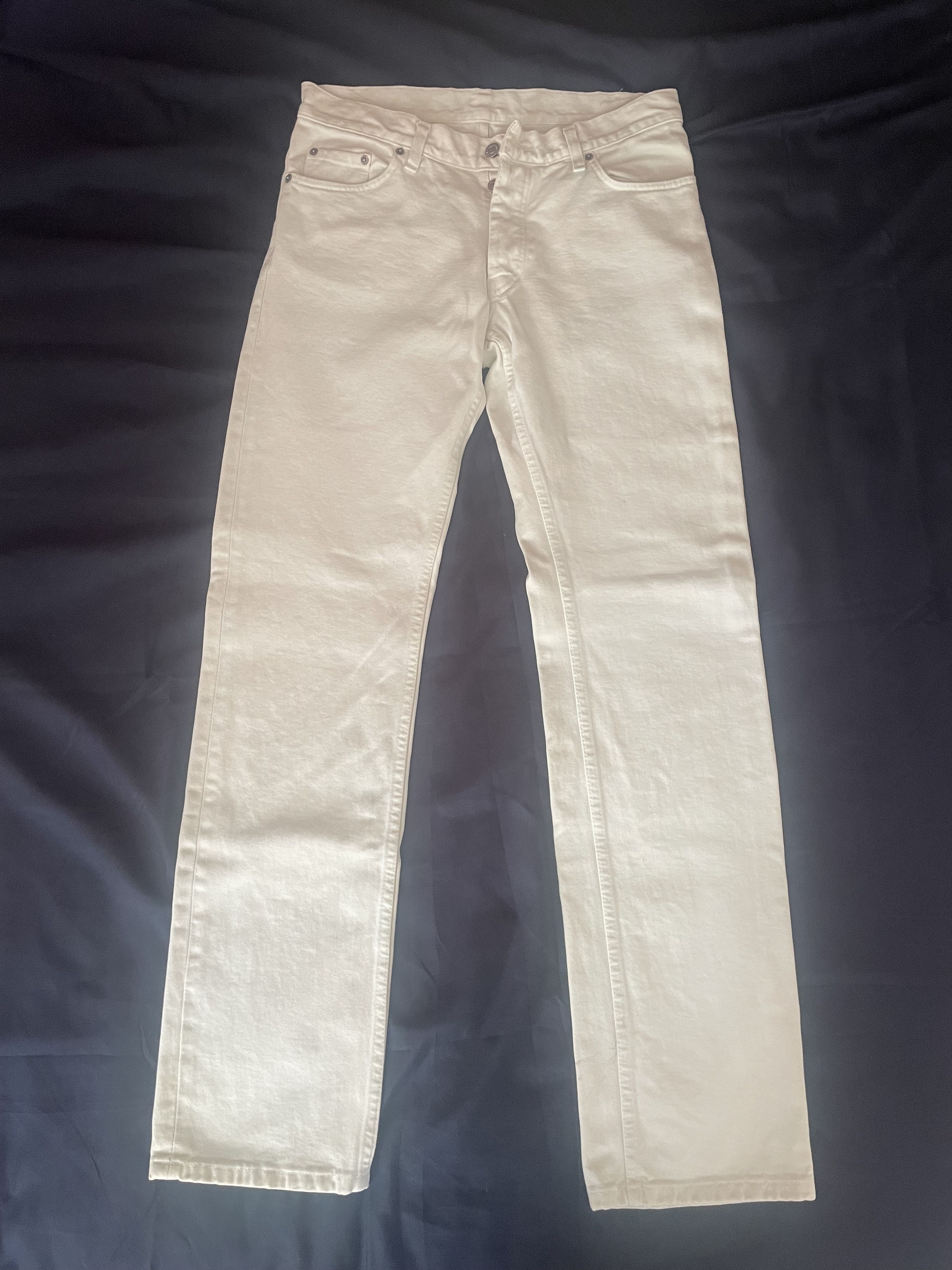 Helmut Lang 1998 Helmut Lang Classic White Denim Size US 31 - 1 Thumbnail