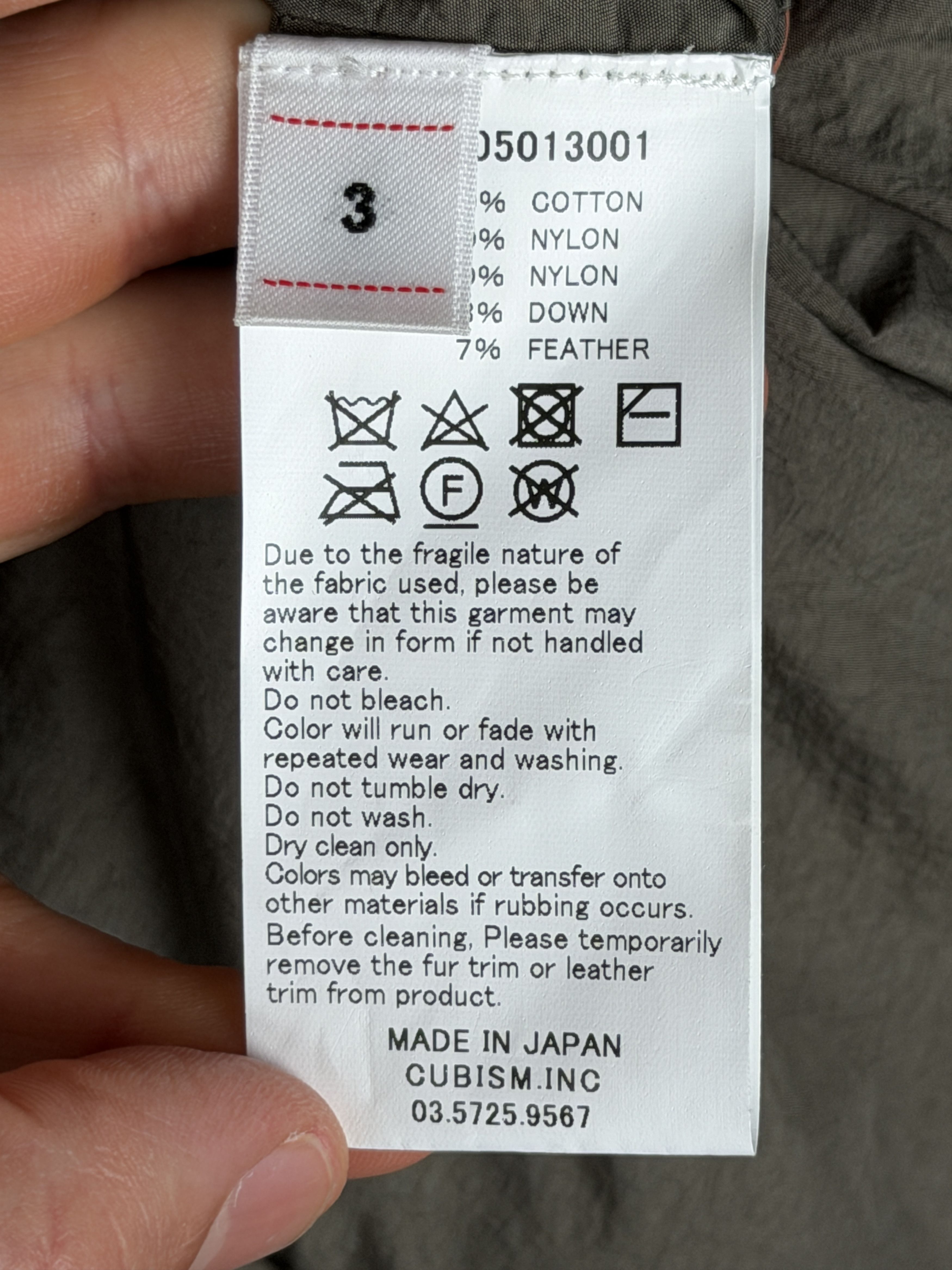 Visvim SS20 Lhasa Down Parka F.Z. Overdye Size US L / EU 52-54 / 3 - 14 Thumbnail