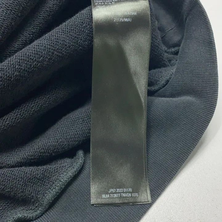 Balenciaga Black Logo Long Sleeve Hoodie 0079-2507
