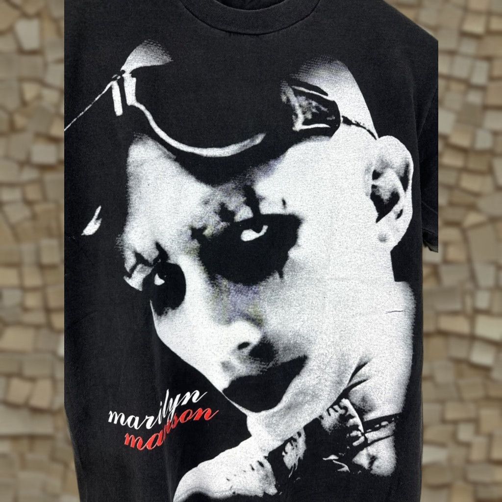 Marilyn Manson グラフィックTシャツ XL ブラック Vintage Authentic Marilyn Manson Shirt Golden Age Of Grotesque