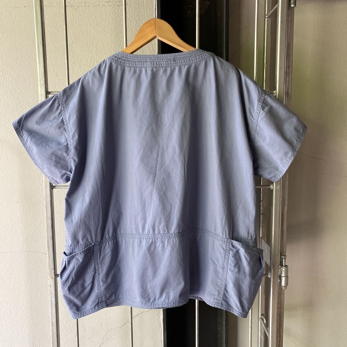 Issey Miyake ISSEY SPORT Sky Blue Pocket Hem Blouse Size XL / US 12-14 / IT 48-50 - 2 Thumbnail
