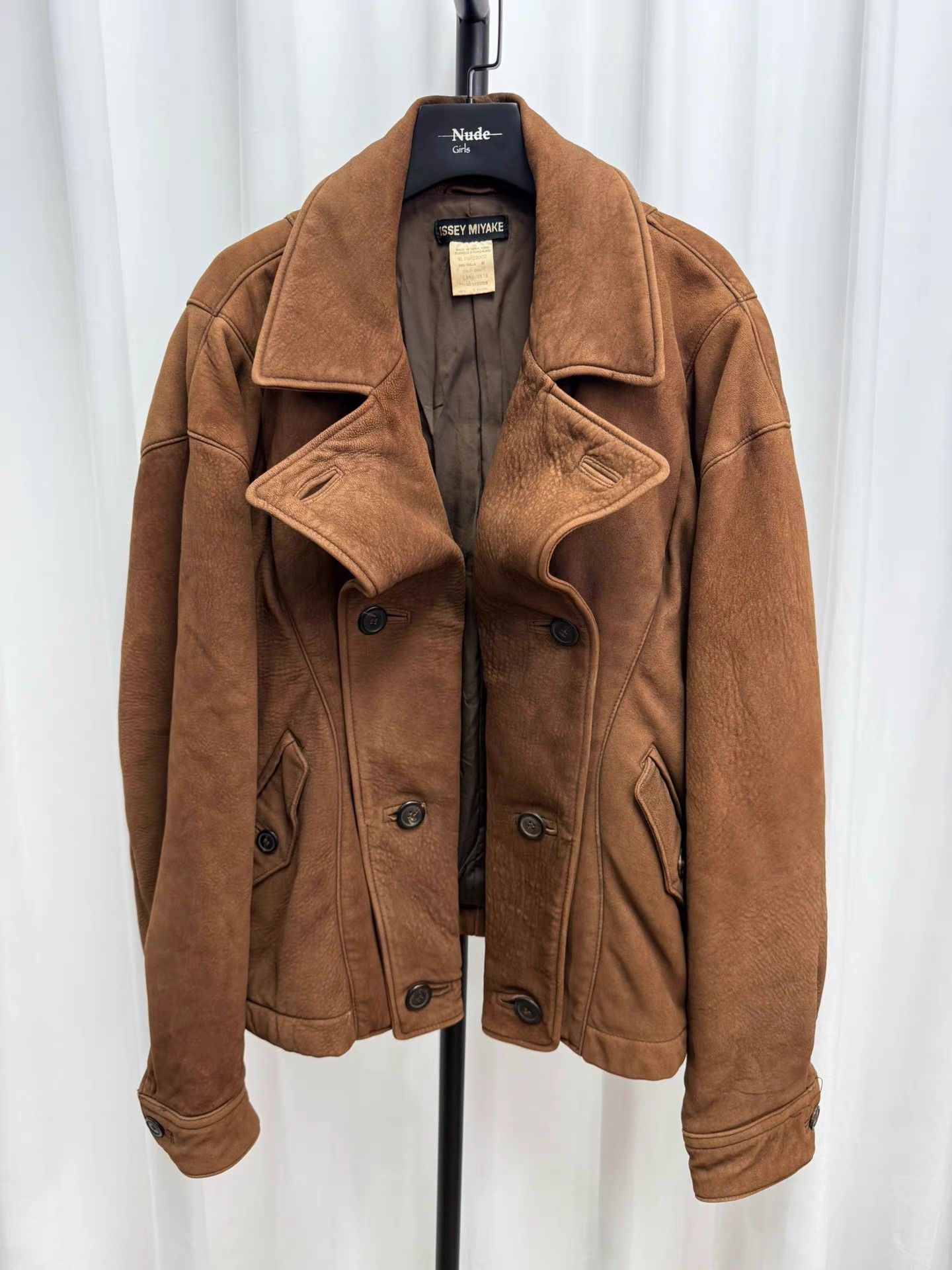 Issey Miyake Issey miyake Double Breasted Sheepskin Jacket K20 Size US M / EU 48-50 / 2 - 1 Thumbnail