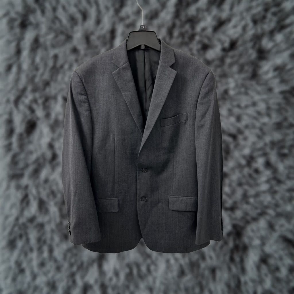 Michael Kors Michael Kors Blazer Mens Sz 42R Gray 100% Wool 2 Buttons Sport Jacket Size 42R - 1 Thumbnail
