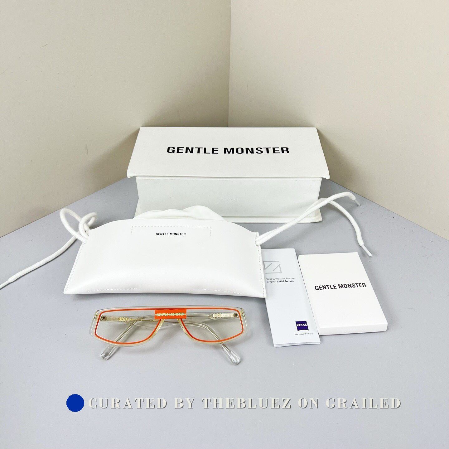 Gentle Monster Gentle Monster Kro 02 Bold Blue Light Glasses | Grailed