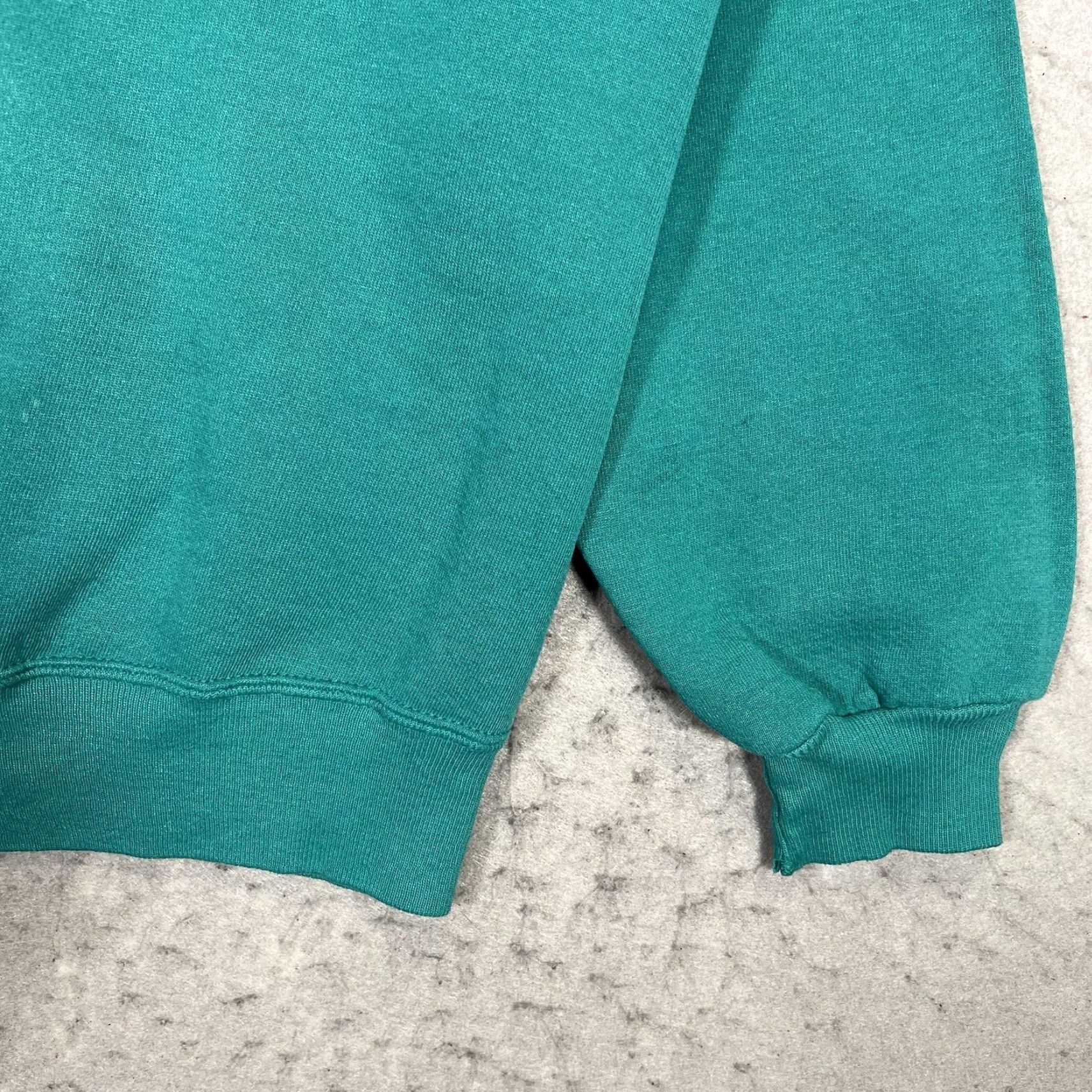 Jerzees VINTAGE A1 VTG 90s Reach For A Cure Sweater Adult Medium Teal Green Neuro Fibromatosis Size US M / EU 48-50 / 2 - 7 Thumbnail