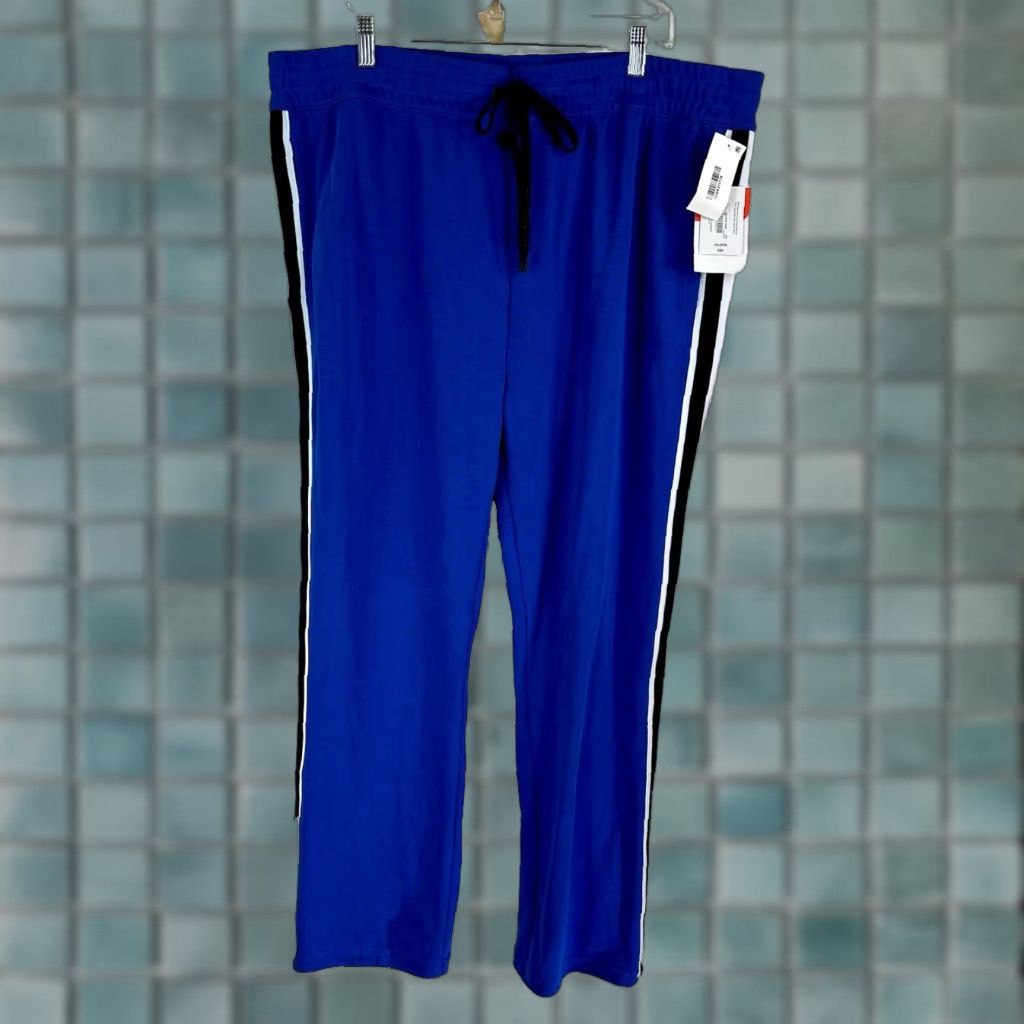 Vintage Sports Illustrated Mens Training Jogger Pants 2XL Blue Pockets 42X33 Size US 39 - 1 Thumbnail