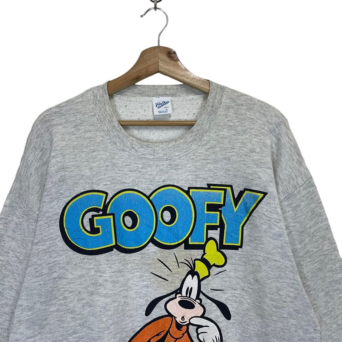 Disney × Vintage Vintage 90s Goofy Big Logo Crewneck Sweatshirt Size US M / EU 48-50 / 2 - 4 Thumbnail