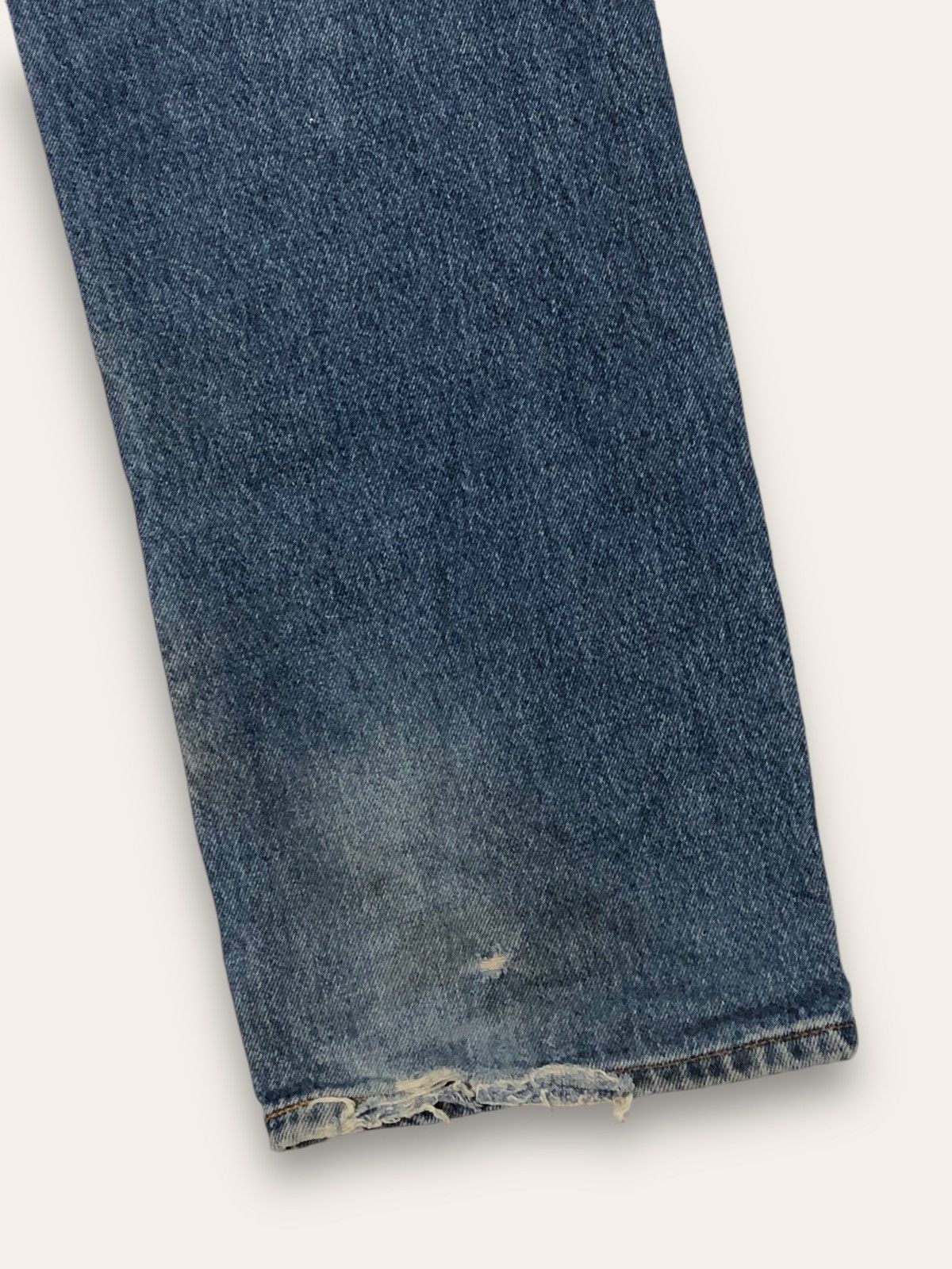 Jean 00s Vintage LEVIS Slightly Distressed Denim Blue Jeans 582 Size US 30 / EU 46 - 9 Thumbnail