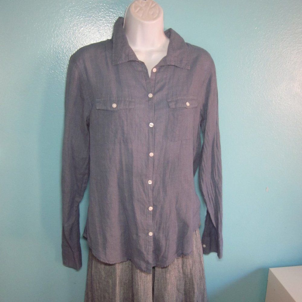 Toad&Co Horny Toad Womens Blue Button Up Shirt Size S Size S / US 4 / IT 40 - 1 Thumbnail