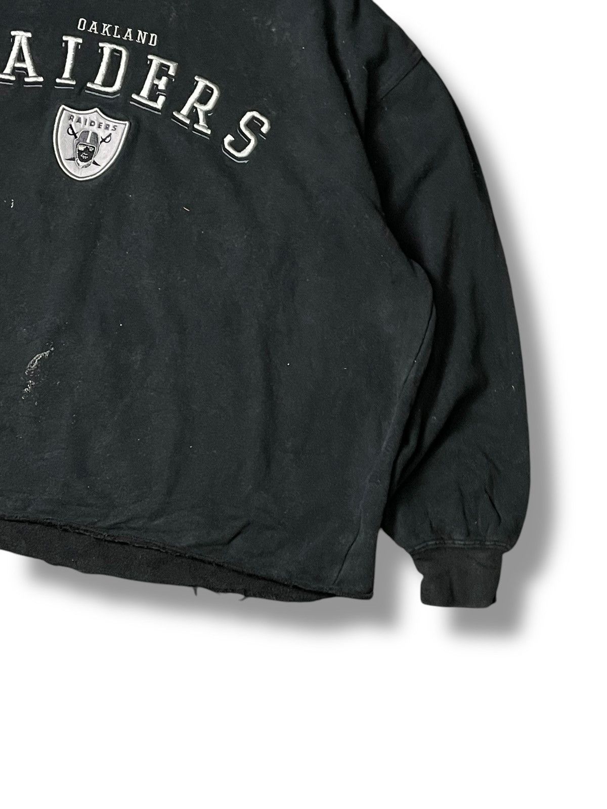 Japanese Brand × NFL × Vintage Vintage Oakland Raiders Embroidered Sweatshirt (80) Size US XL / EU 56 / 4 - 3 Thumbnail