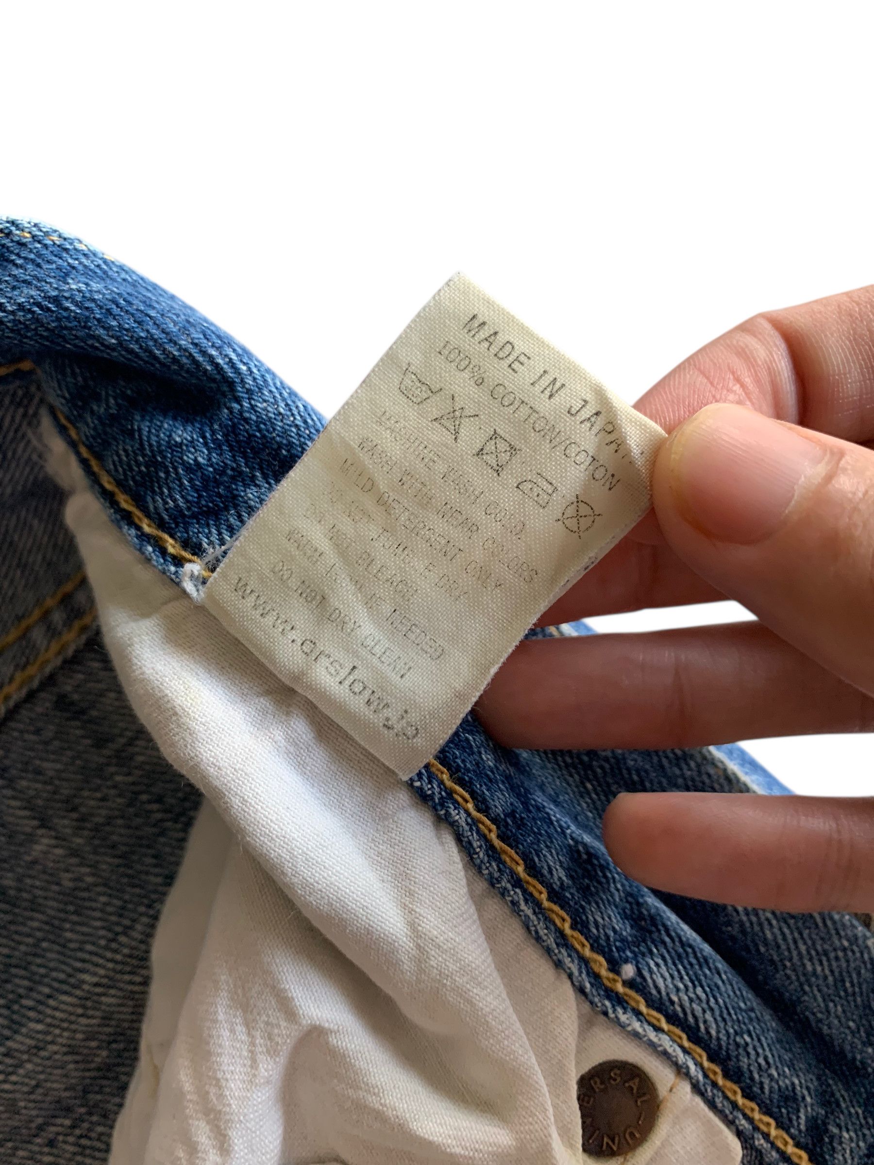 Orslow ORSLOW X BEAMS SELVEDGE JAPANESE DISTRESSED DENIM Size US 28 / EU 44 - 18 Thumbnail