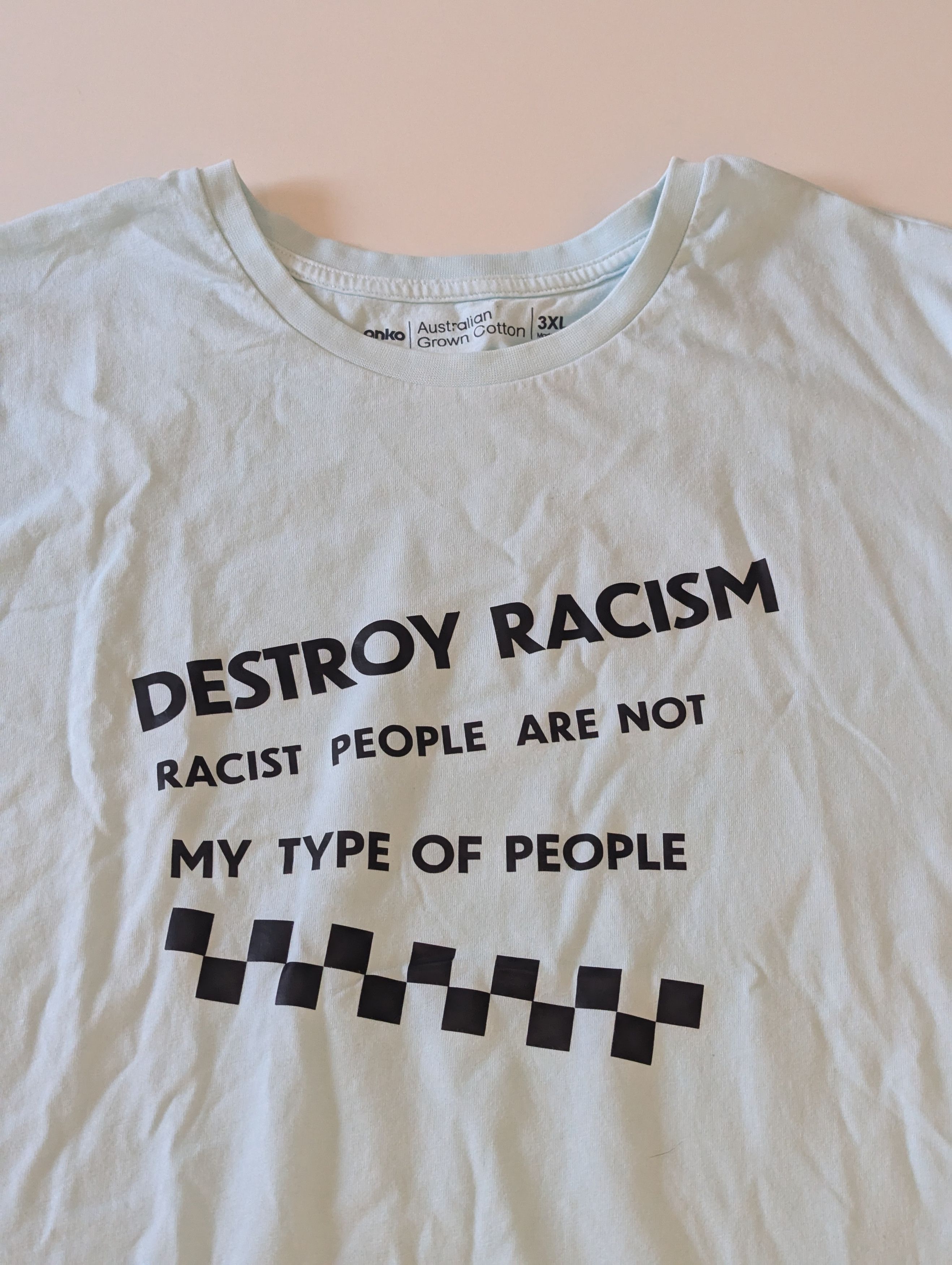 RVCA RVCA Destroy Racism T-Shirt Size US XXL / EU 58 / 5 - 7 Thumbnail