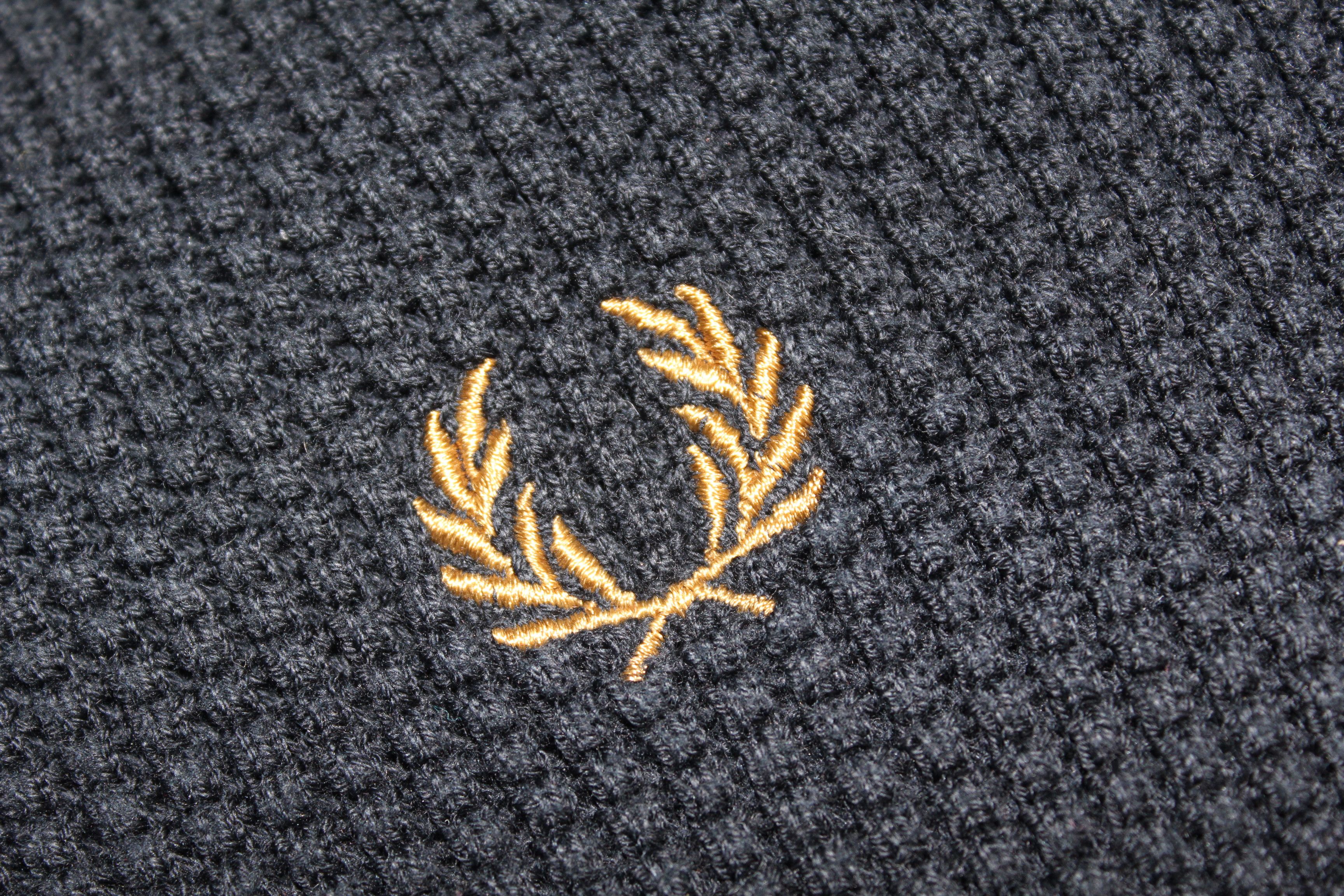 Fred Perry Fred Perry Zip Neck Knitted Blue Jumper Size XL Size US XL / EU 56 / 4 - 8 Thumbnail
