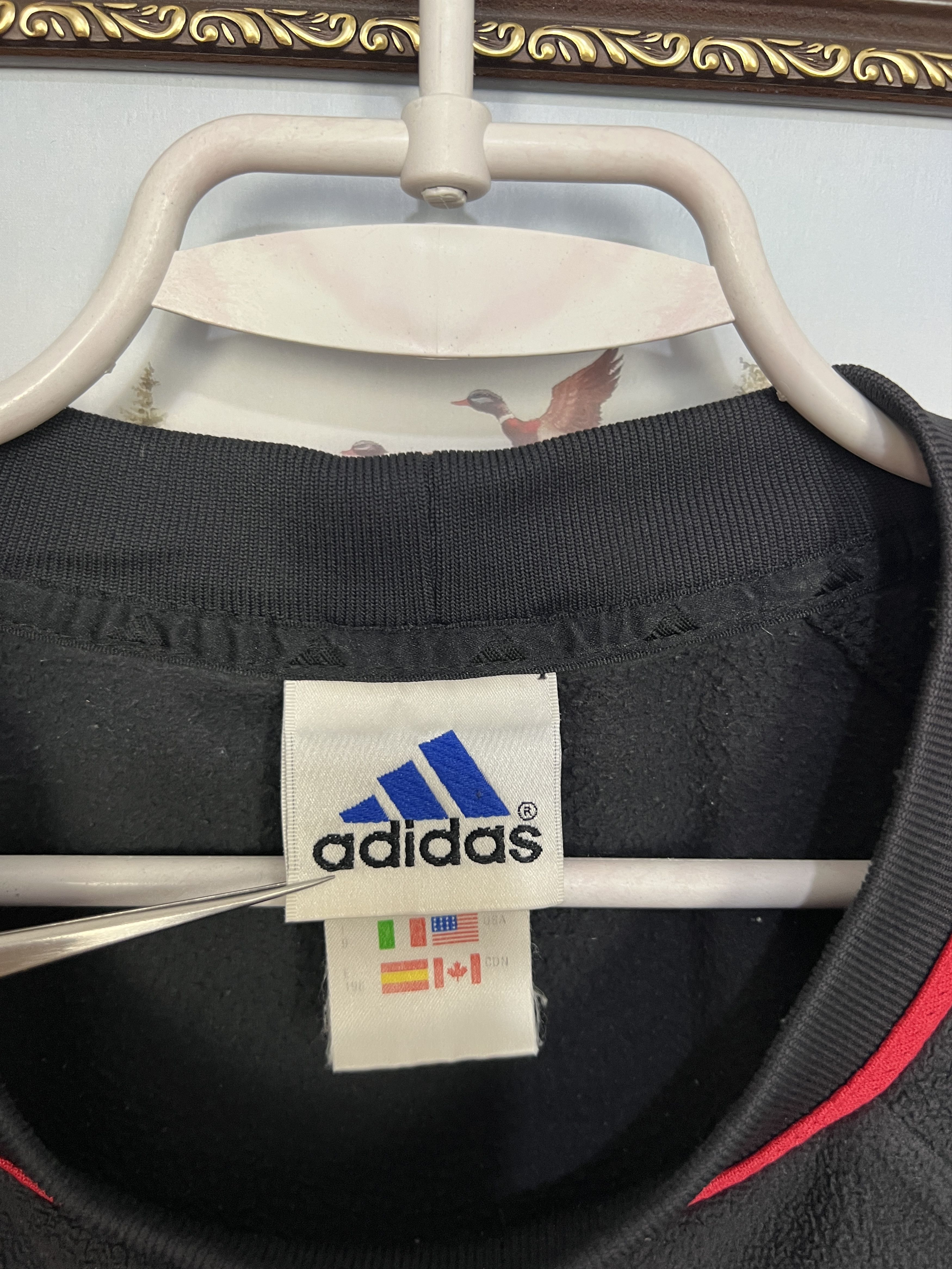 Adidas Fulham Football Fleece Player Issue Sweatshirt Jacket Size US XXL / EU 58 / 5 - 8 Thumbnail