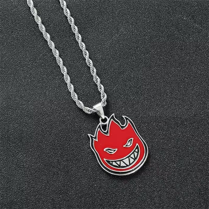 Jewelry × Vintage Little DeviL Flame Necklace Size ONE SIZE - 2 Thumbnail