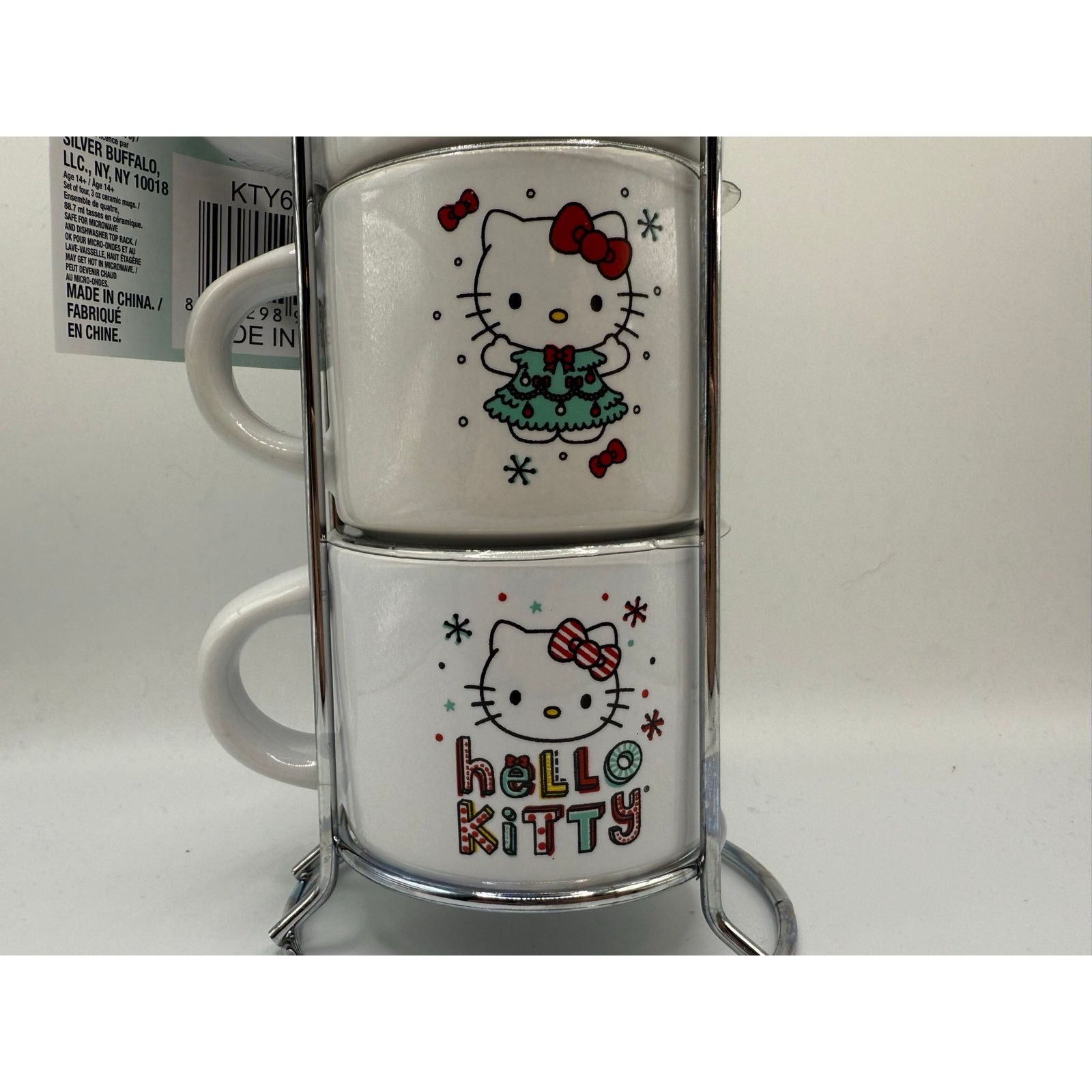 Other NEW Hello Kitty Holiday Ceramic Mug Tower Cups Size ONE SIZE - 3 Thumbnail
