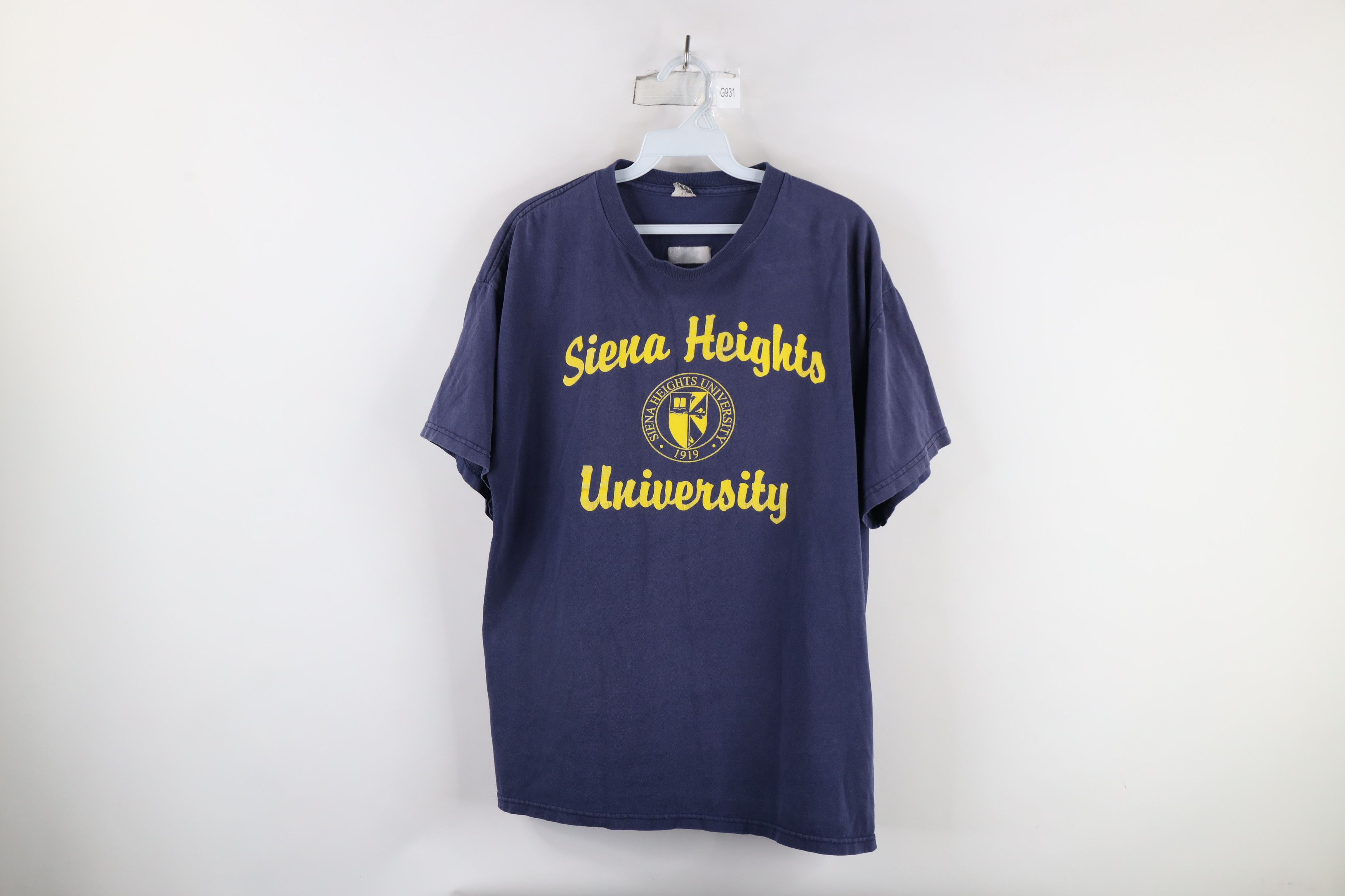Vintage Vintage 90s Siena Heights University Short Sleeve T-Shirt Size US L / EU 52-54 / 3 - 1 Thumbnail