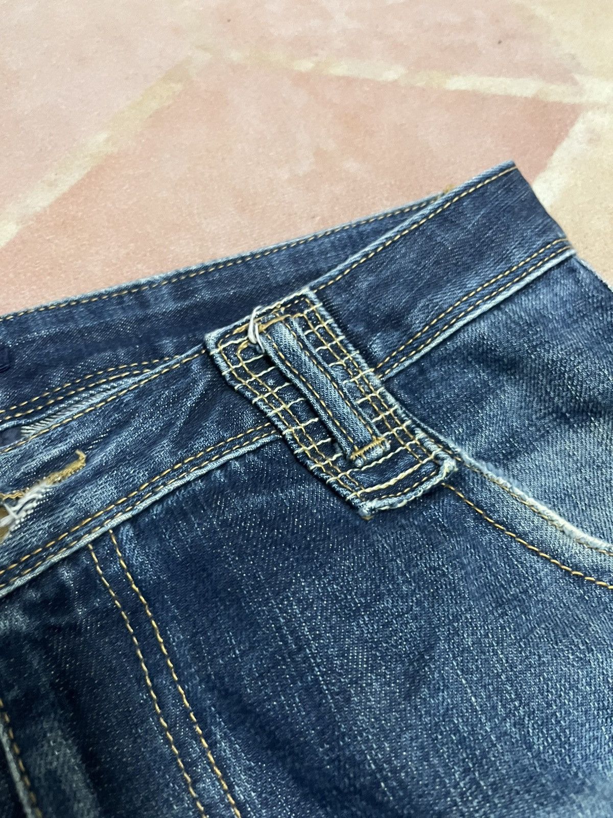 R.Newbold R Newbold Low Waist Patches Jeans Size US 34 / EU 50 - 8 Thumbnail