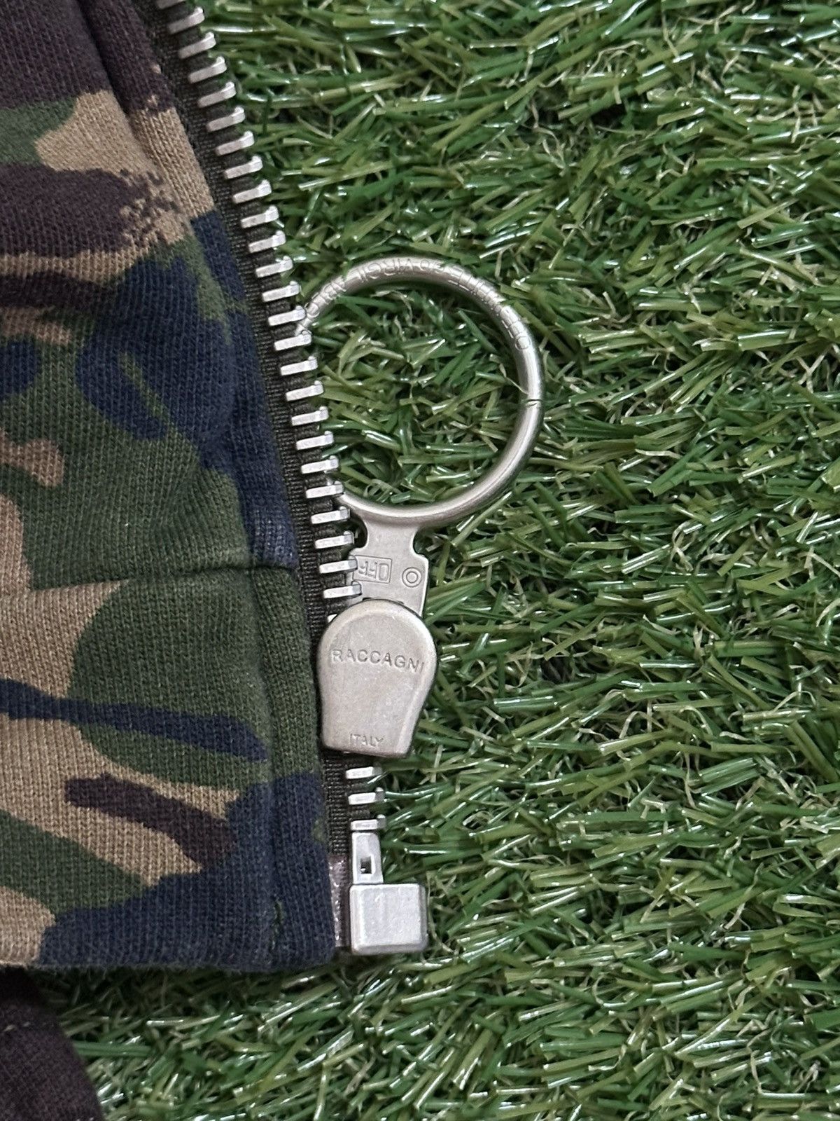 Off-White Off-White Green Camouflage Cotton Zip-Up XXS Size US XXS / EU 40 - 9 Thumbnail