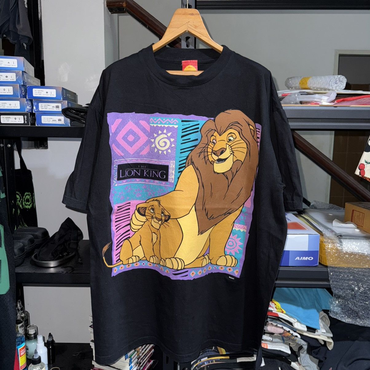 Disney VTG 90S THE LION KING DISNEY TEE Size US XL / EU 56 / 4 - 1 Thumbnail