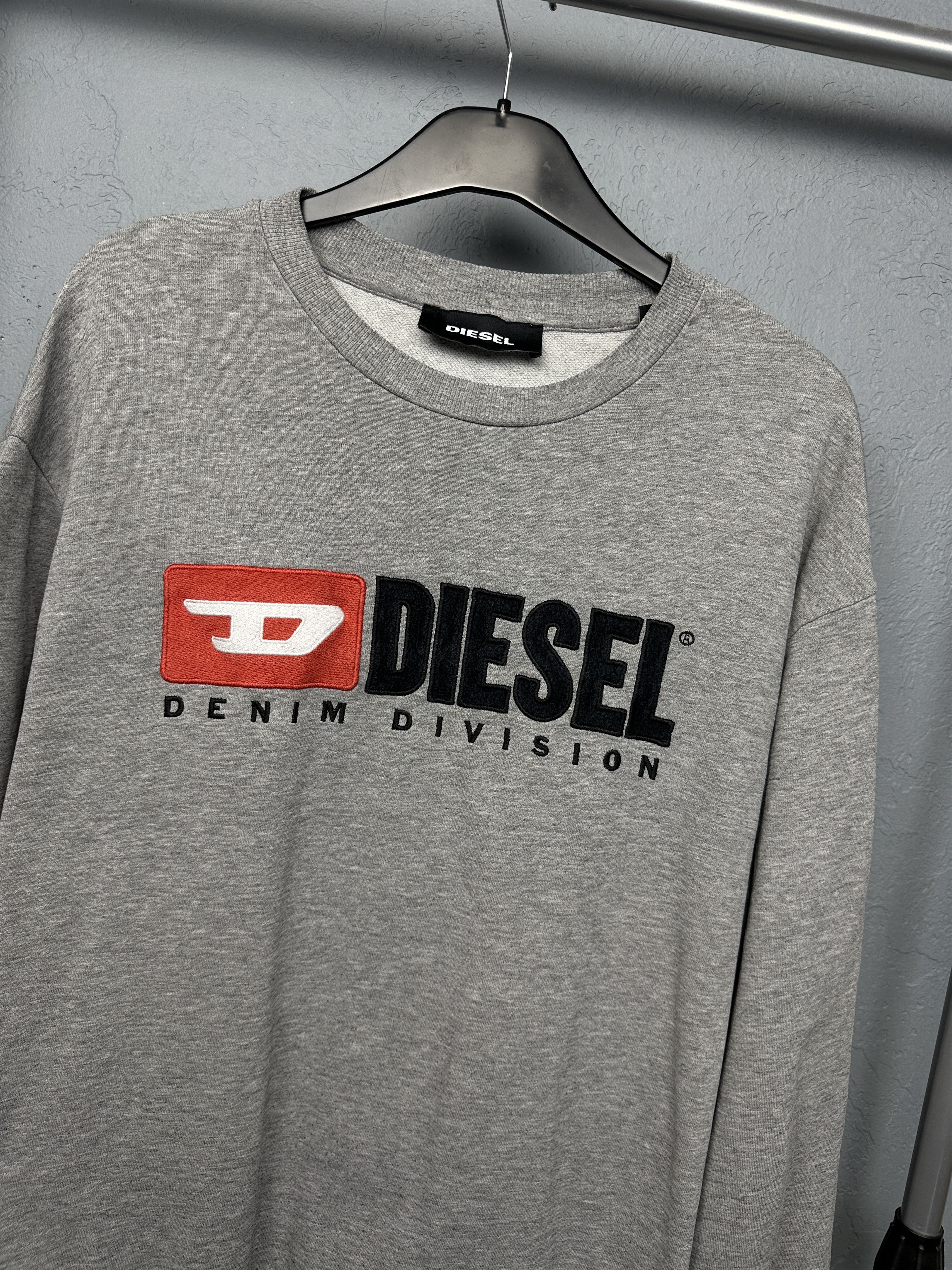 Diesel Diesel Mens Big Logo Sweatshirt Size US M / EU 48-50 / 2 - 2 Thumbnail