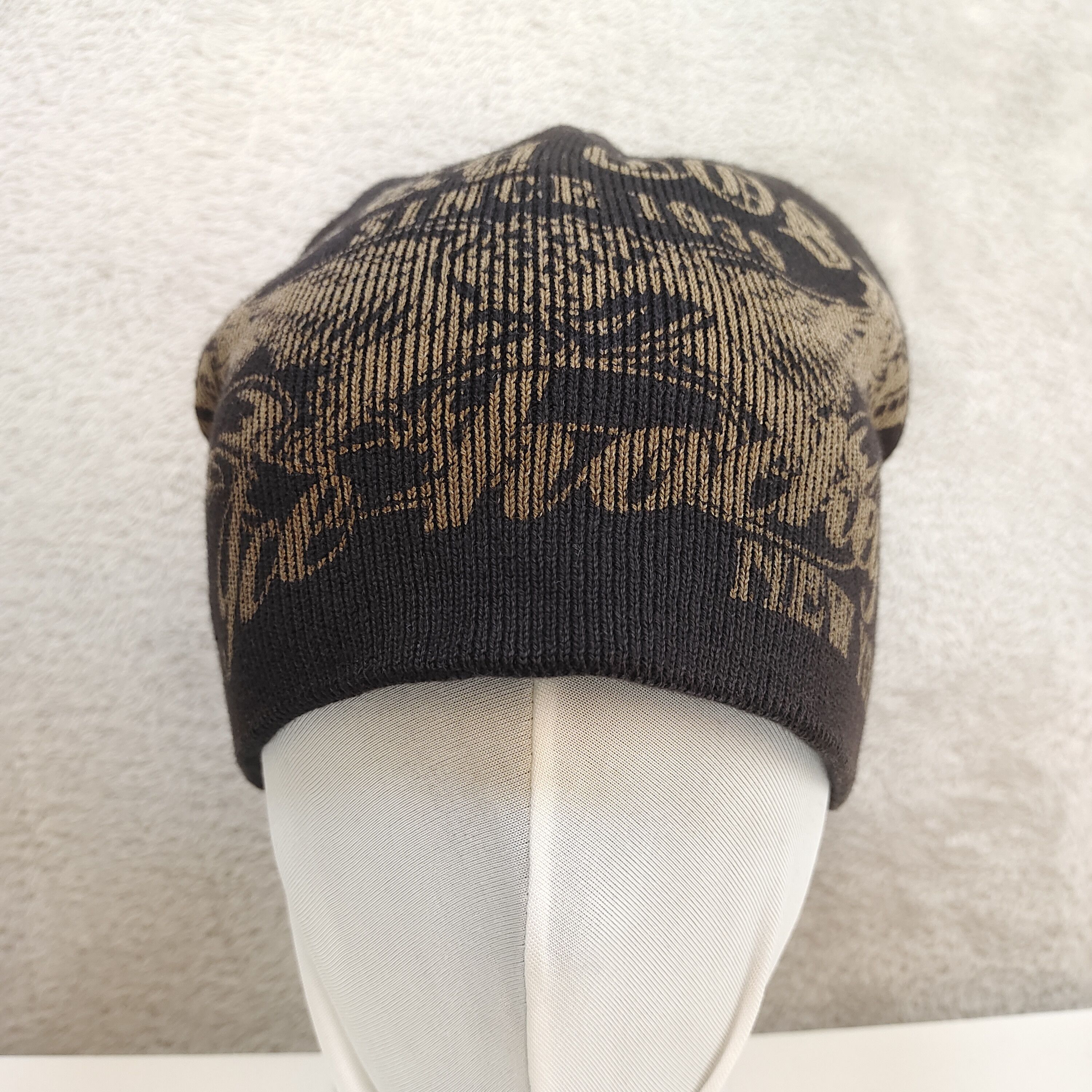 Japanese Brand VINTAGE GERRY COSBY "ICE HOCKEY NEW YORK" BEANIE HAT Size ONE SIZE - 3 Thumbnail
