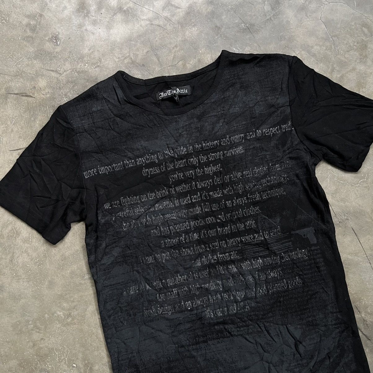 In The Attic 2000s In The Attic Vkei Style Poem Shirt Size US M / EU 48-50 / 2 - 2 Thumbnail