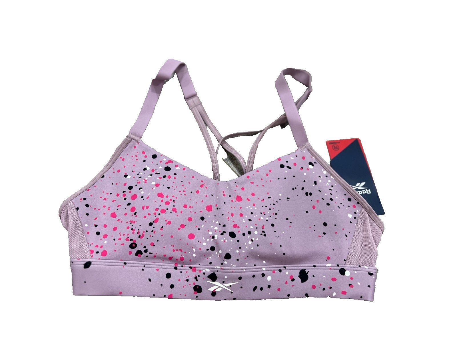 Reebok Reebok Les Mills HN7671 Lux Strappy Sport Bra Speckle ( M ) Size M / US 6-8 / IT 42-44 - 3 Thumbnail