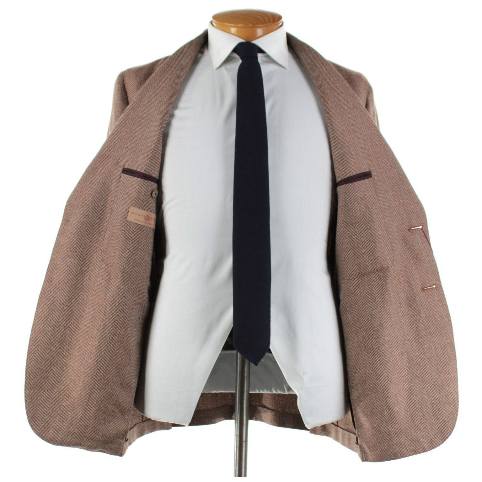 Luciano Barbera Luciano Barbera Sport Coat Size 42 US in Brown Size 42R - 6 Thumbnail