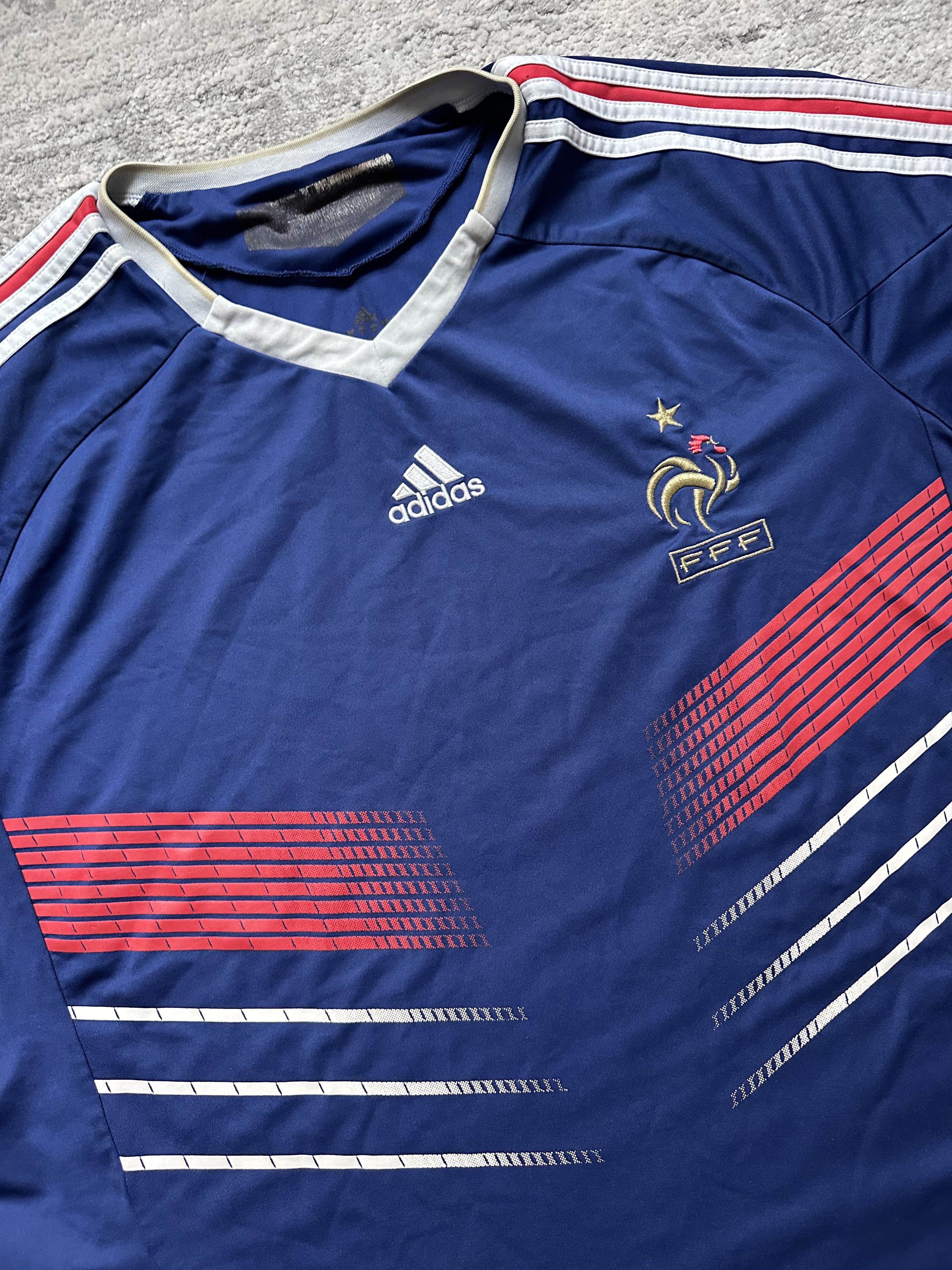 Adidas Adidas France Vintage jersey Size US XL / EU 56 / 4 - 5 Thumbnail