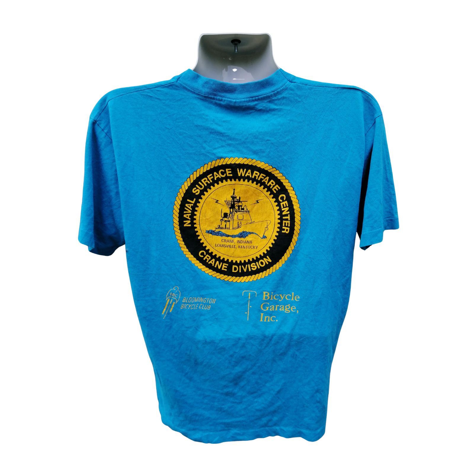 Fruit Of The Loom 80s 90s vintage t shirt humor/2 bicycle challenge sports Size US L / EU 52-54 / 3 - 2 Thumbnail