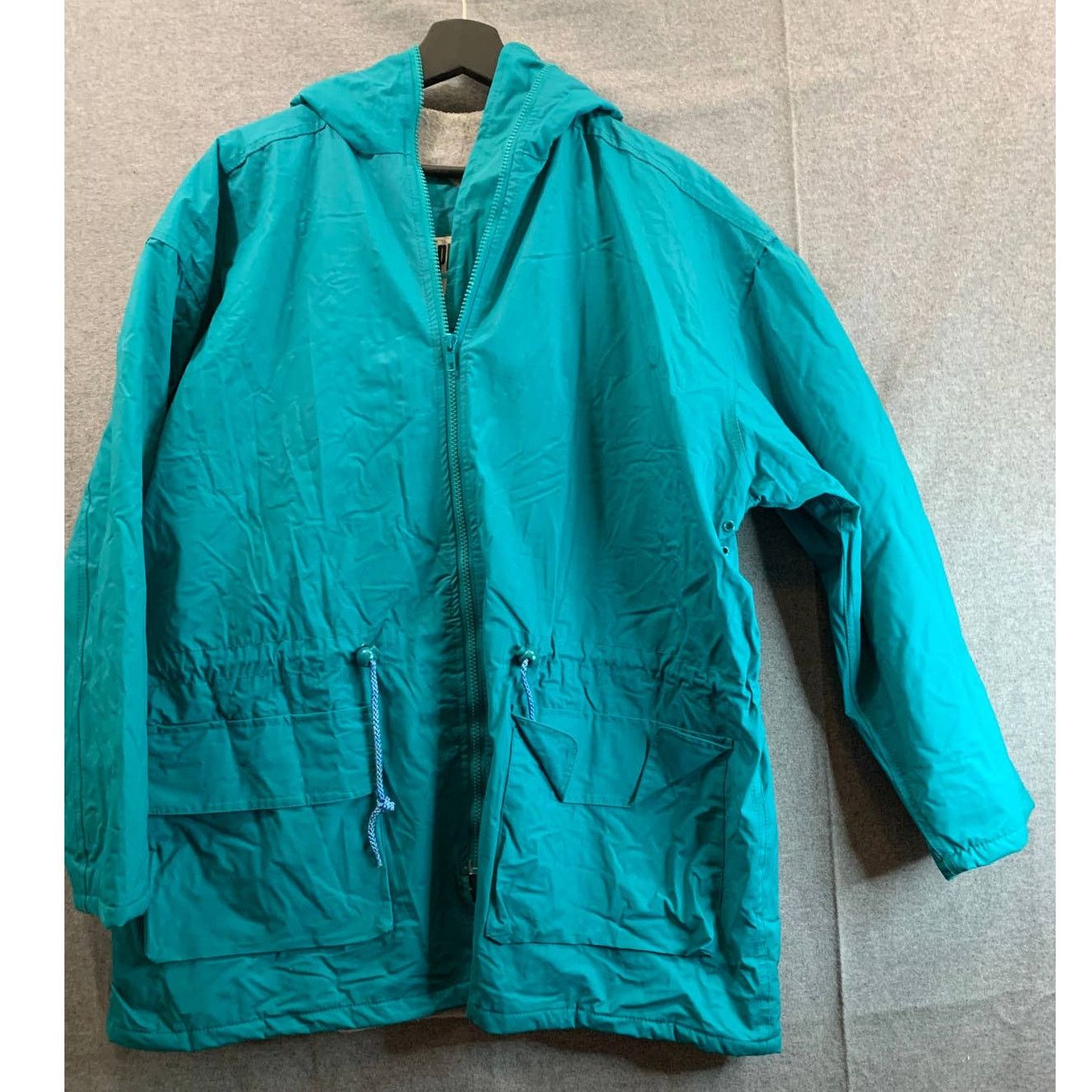 Other Wippette Rain Jacket Womens Size Large Blue Hood Full Zip Size L / US 10 / IT 46 - 1 Thumbnail