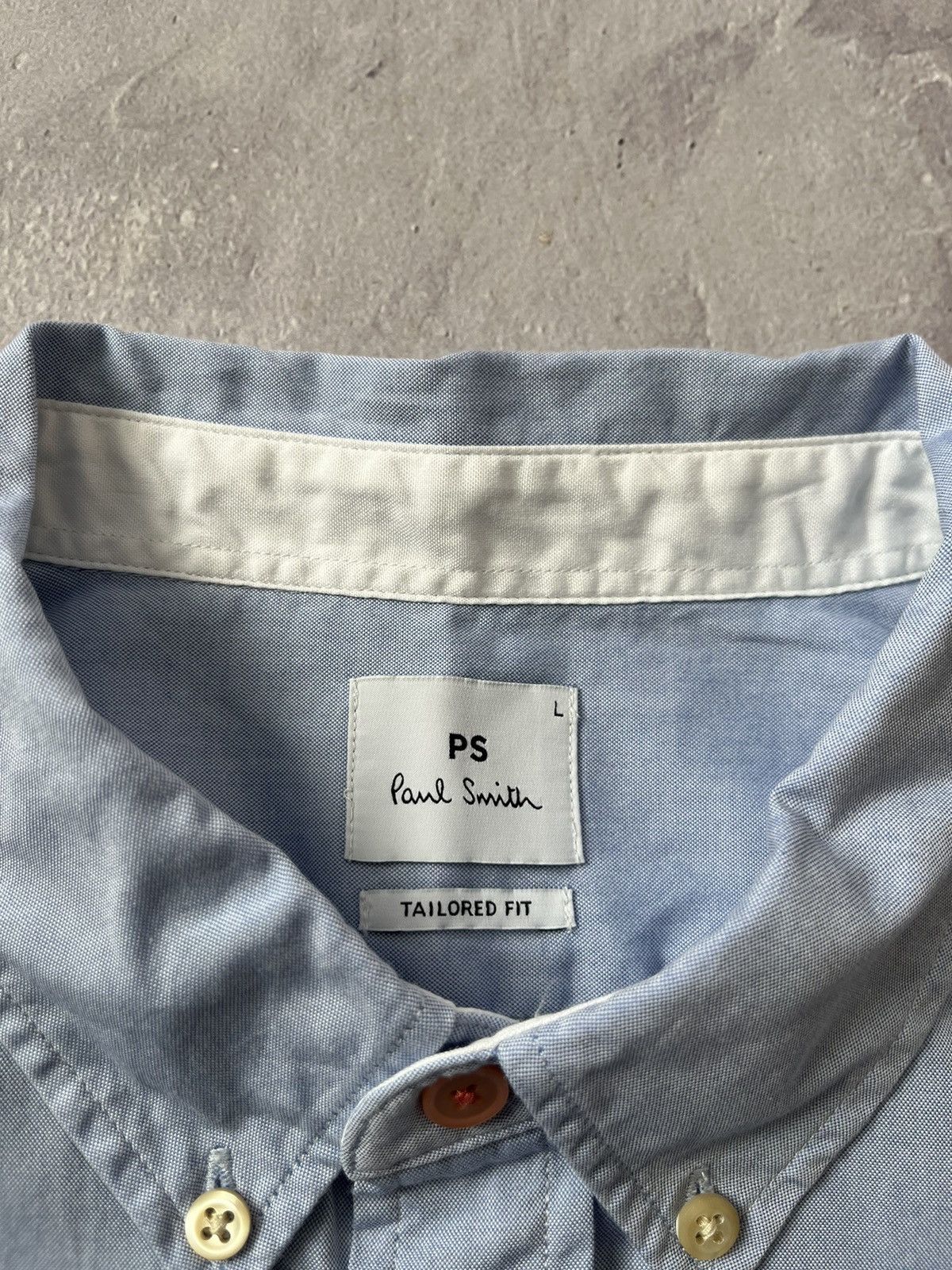 Paul Smith Paul Smith Tailored Fit Zebra Logo Short Sleeve Button Shirt Size US L / EU 52-54 / 3 - 4 Thumbnail
